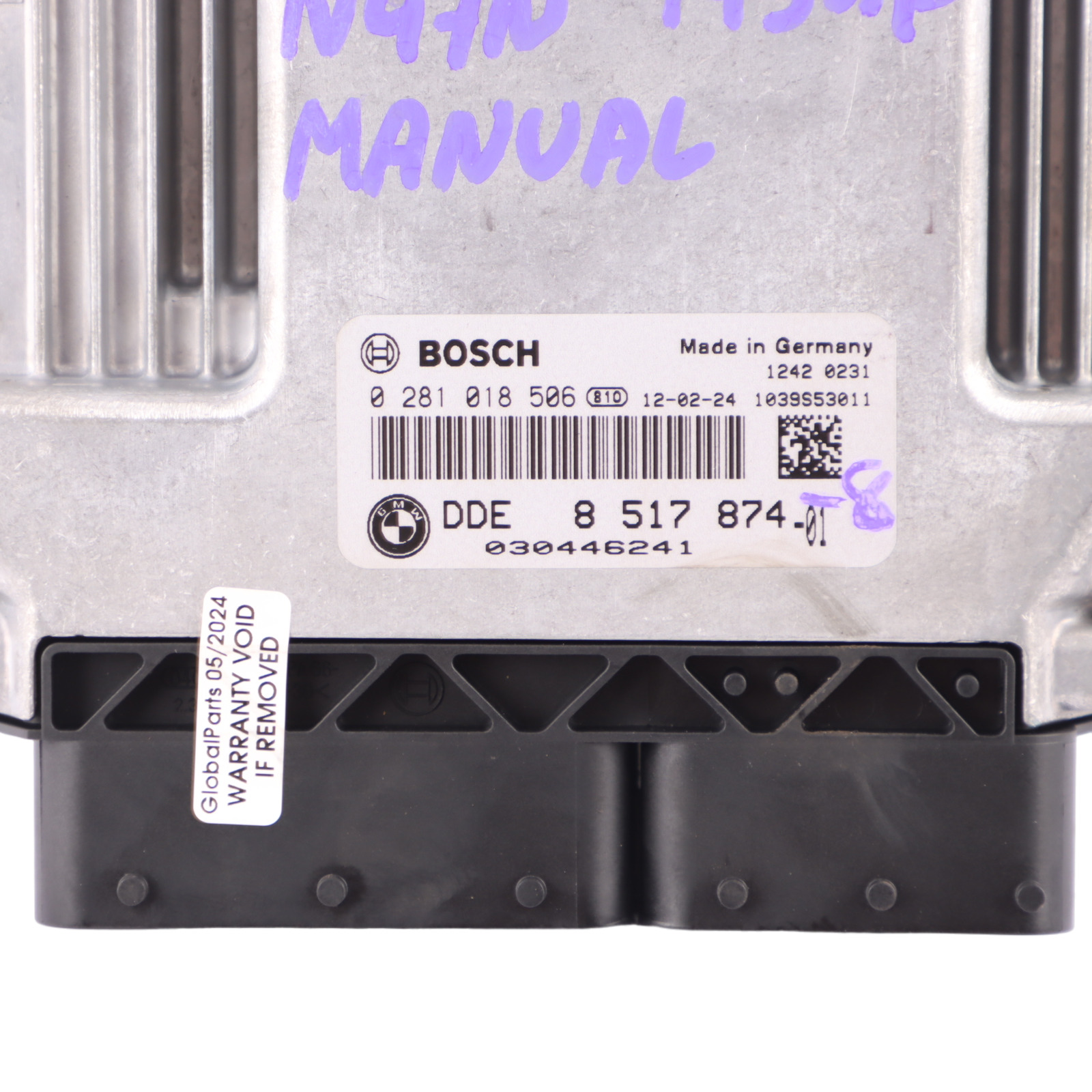 BMW F20 118d F30 318d N47N 143HP Motor ECU Kit DDE 8517874 Schlüssel FEM Schloss