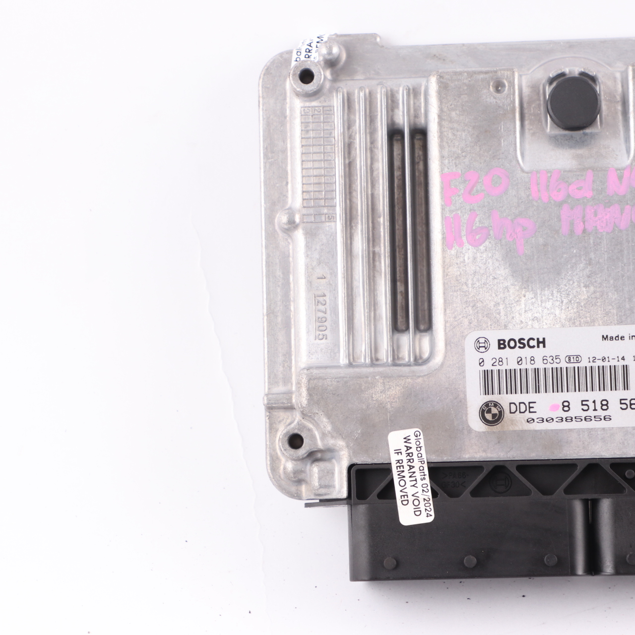 BMW F20 F21 F30 F31 N47N 116d 316d ECU Steuergerät Modul DDE 8518569 Manual