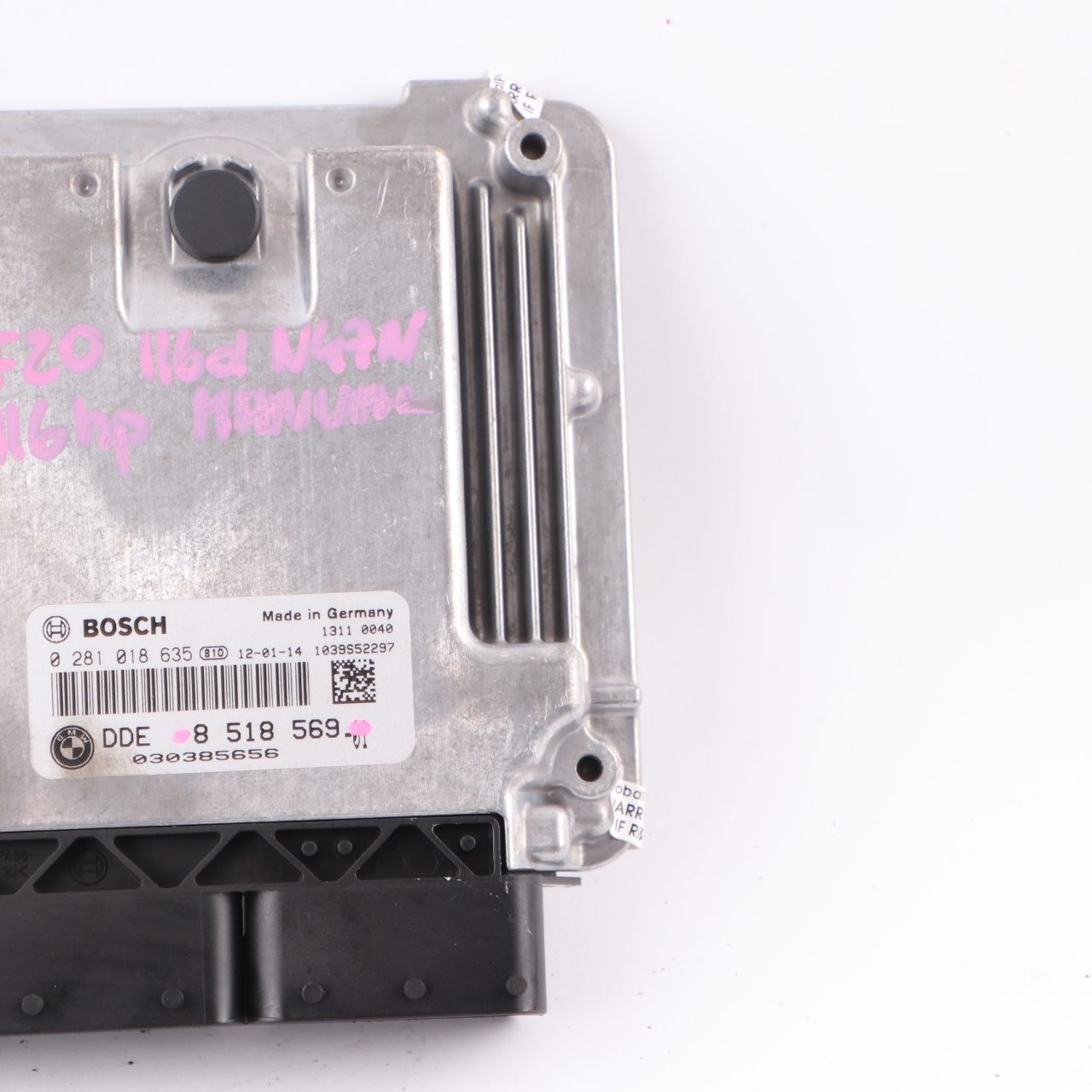 BMW F20 F21 F30 F31 N47N 116d 316d ECU Steuergerät Modul DDE 8518569 Manual