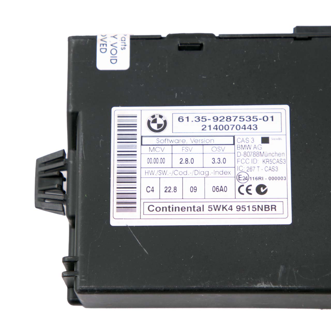 Mini Cooper D R60 N47N Grundstuergerät ECU Kit DME CAS3 Schlüssel 8519663