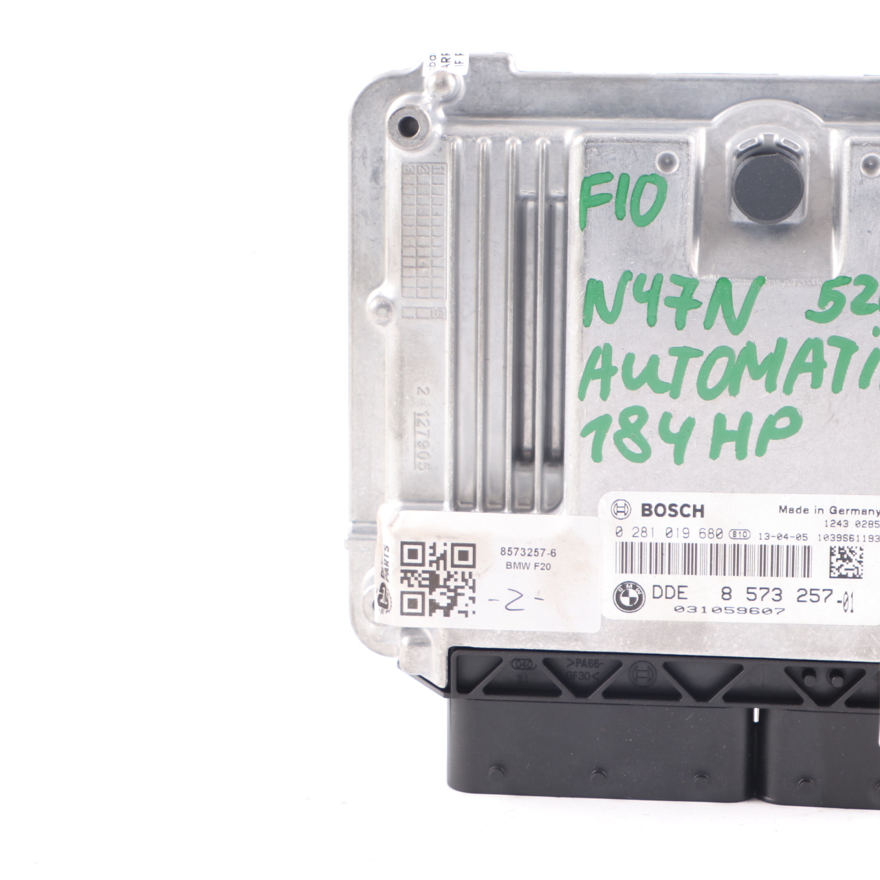 BMW F10 F11 520d Diesel N47N 184HP Motorsteuergerät ECU DDE 8573257 Automatik