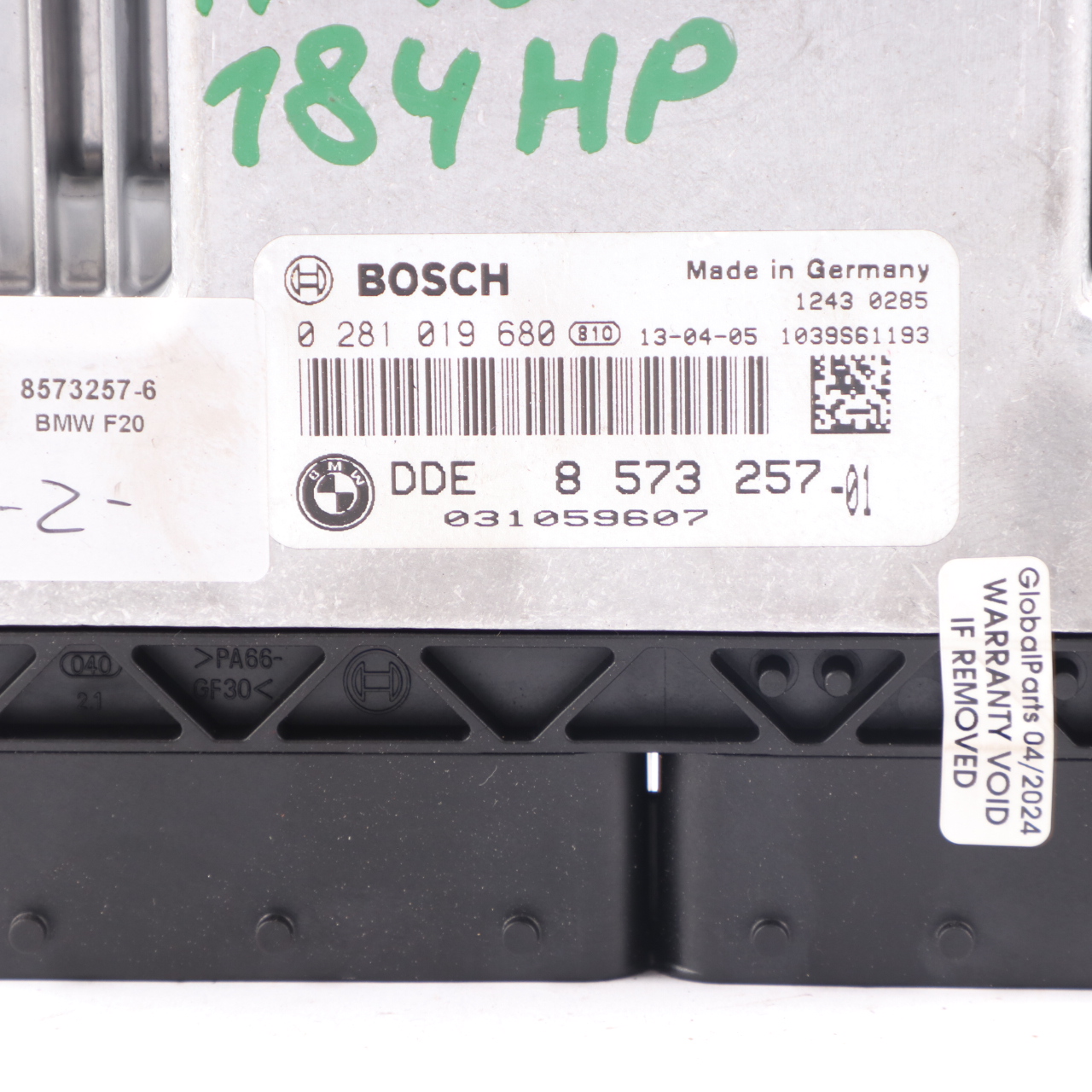 BMW F10 F11 520d Diesel N47N 184HP Motorsteuergerät ECU DDE 8573257 Automatik