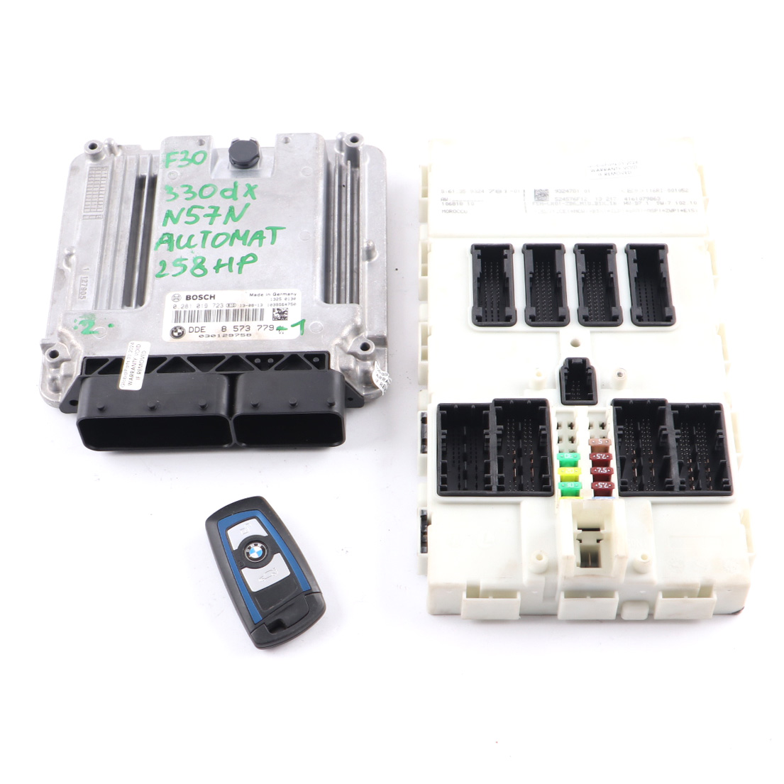 BMW F30 330dX 258HP N57N Steuergerät Modul ECU DDE 8573779 Schlüssel Automatik