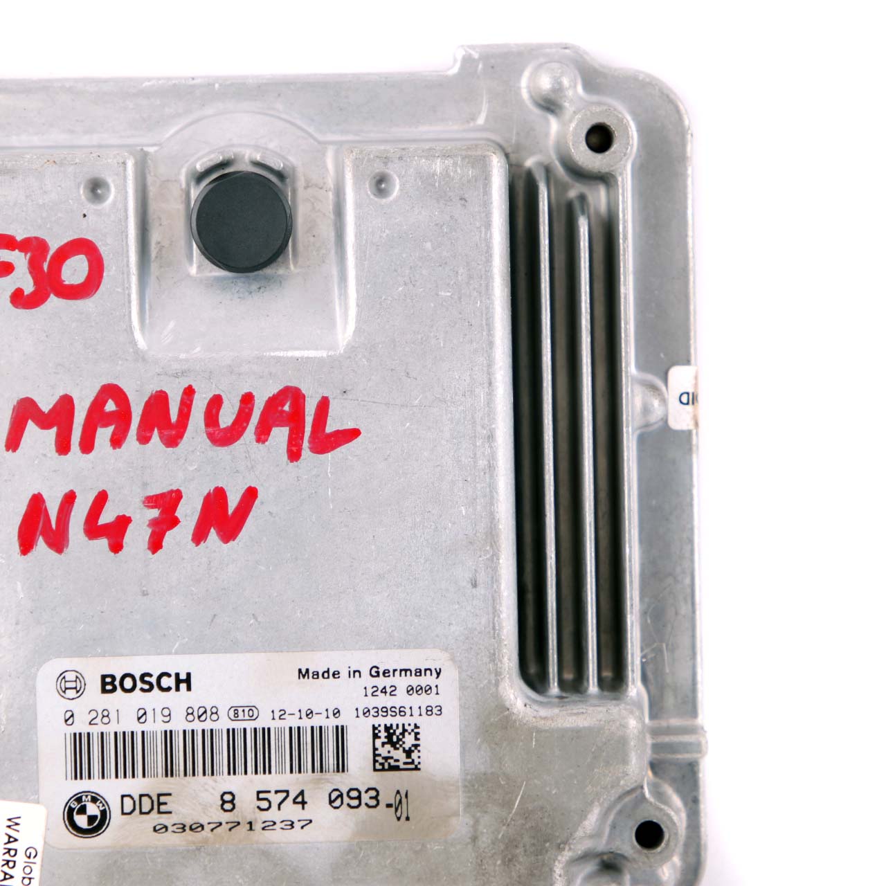 BMW F10 F30 320d 520d ed 163HP Motorsteuergerät N47N ECU DDE 8574093 Handbuch