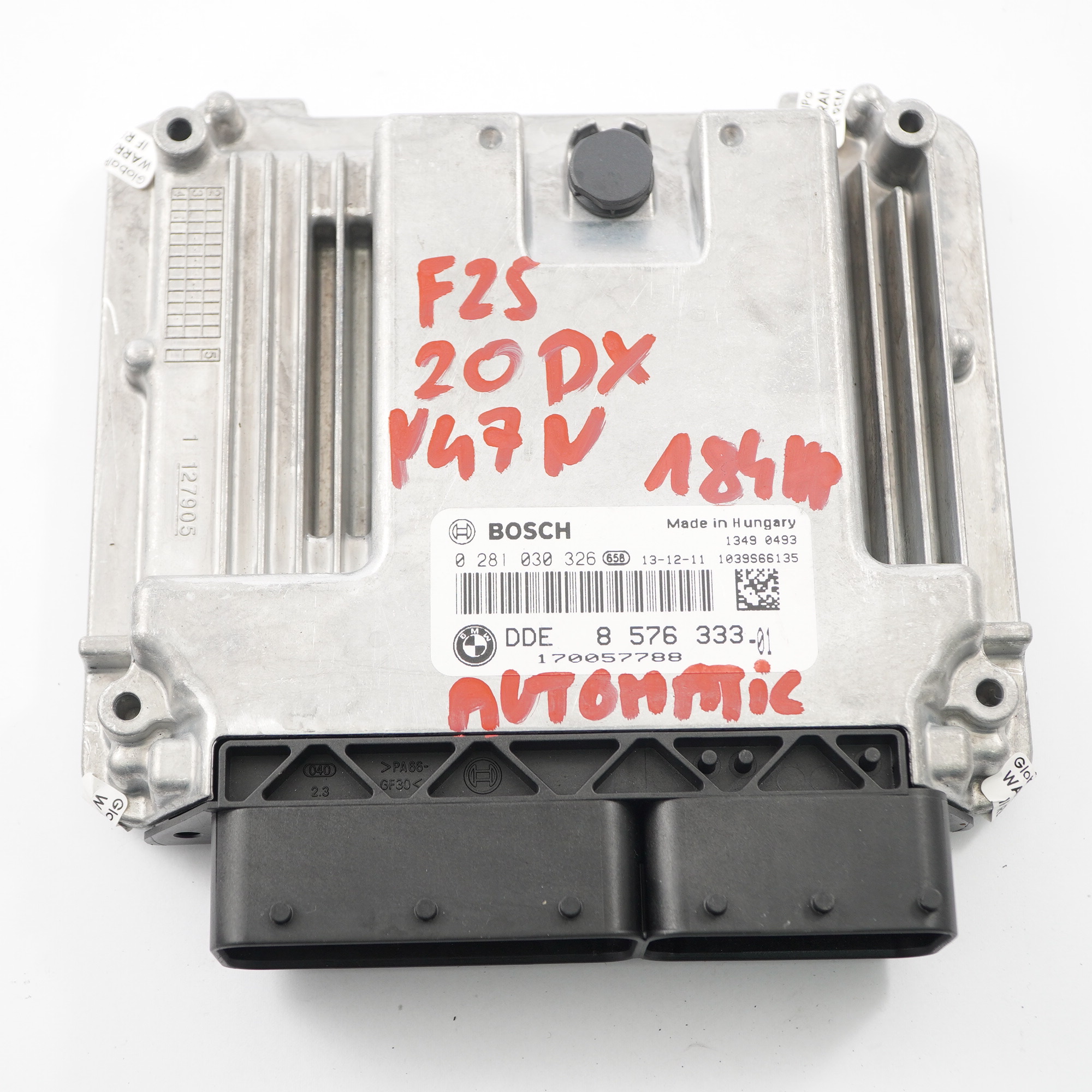 BMW F10 F11 520d X3 F25 20dX N47N 184HP ECU Kit DDE 8576333 Schlüssel CAS4