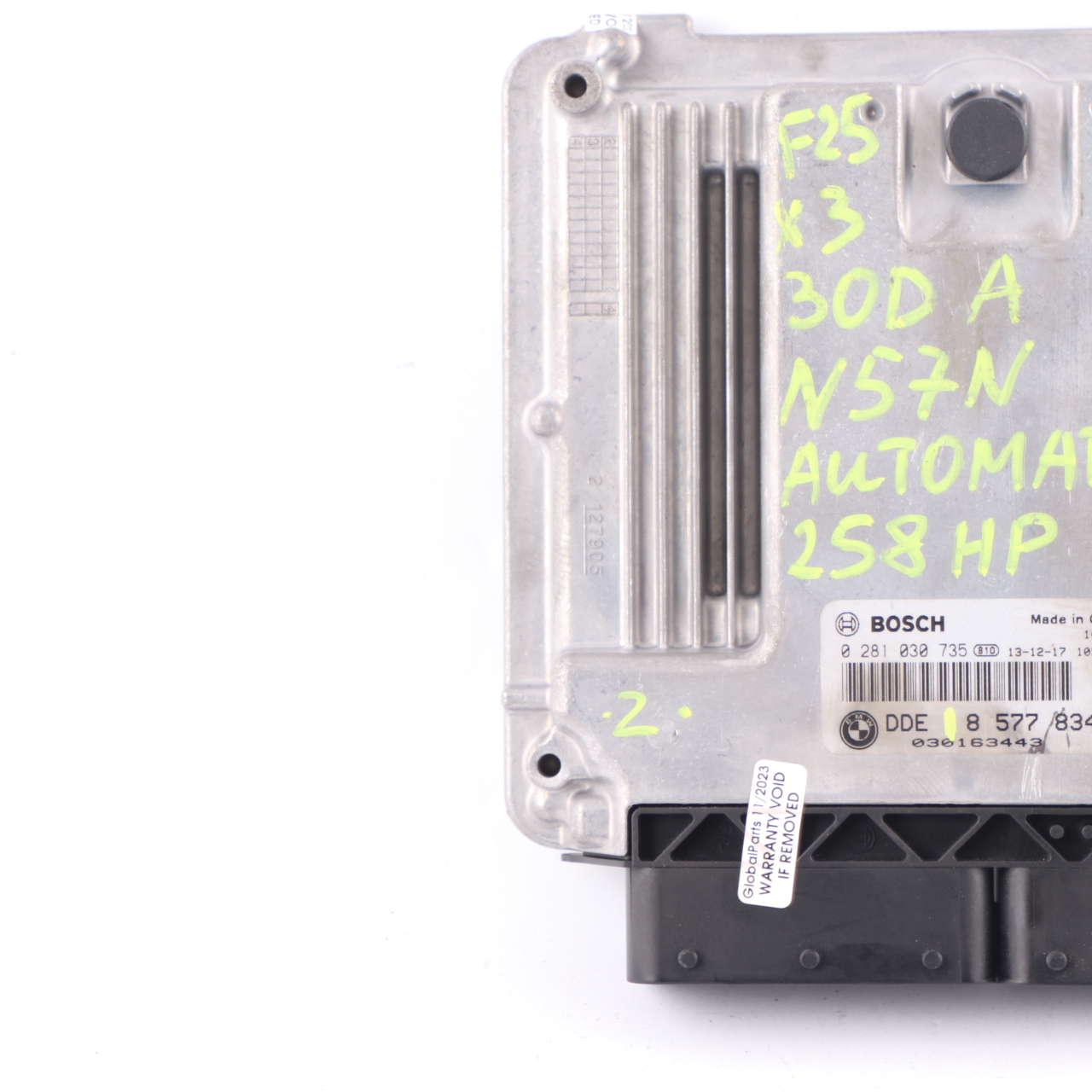 BMW F30 X3 F25 N57N 330d 30dX 258HP Motorsteuergerät ECU 8577834 Automatik