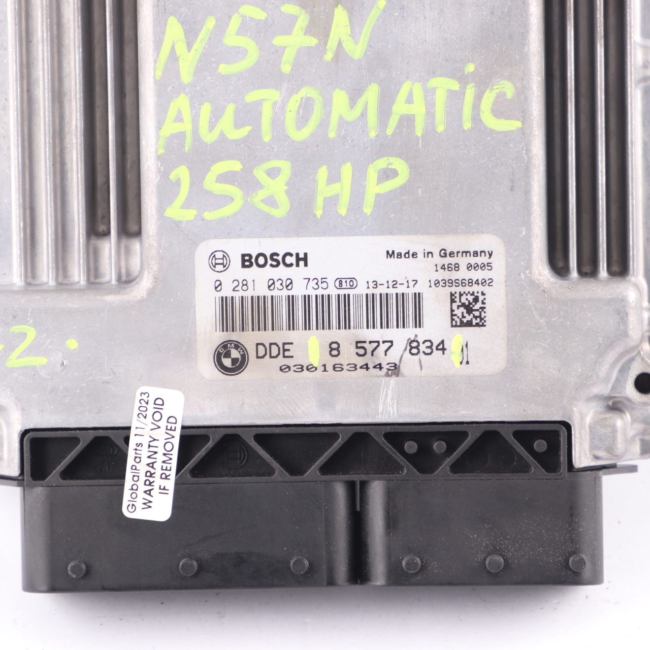 BMW F30 X3 F25 N57N 330d 30dX 258HP Motorsteuergerät ECU 8577834 Automatik