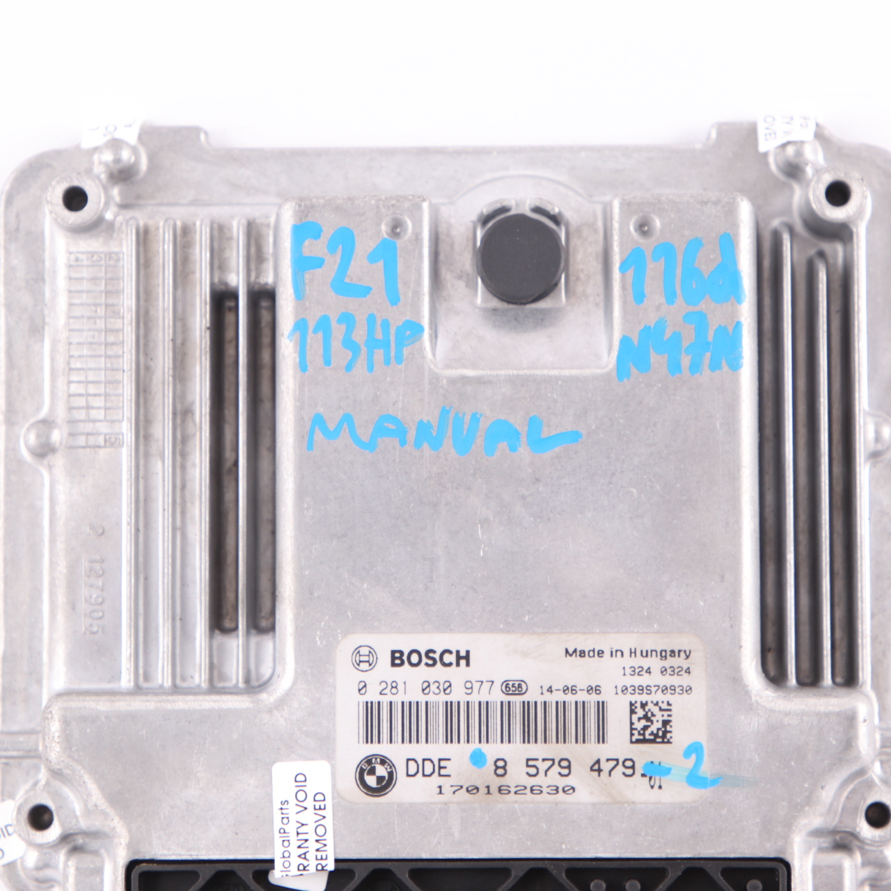 BMW F20 F21 F30 116d 316d N47N 116HP Motorsteuergerät ECU DDE 8579479 Manual