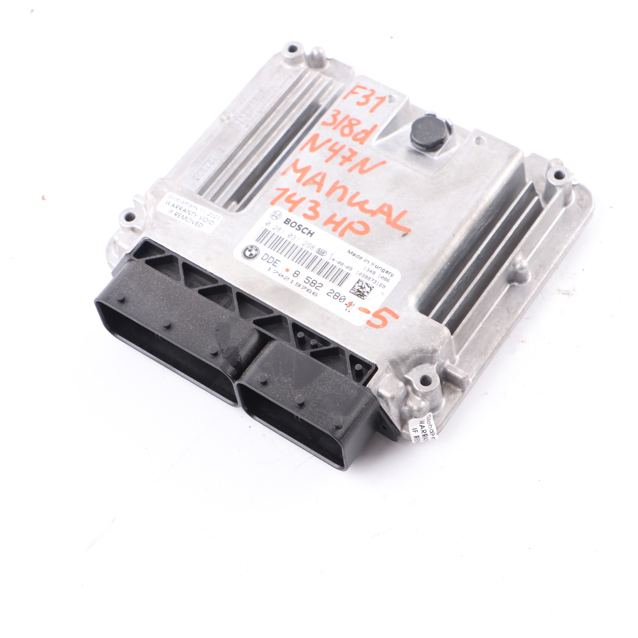 BMW F20 F30 F31 118d 318d N47N 143HP Motorsteuergerät ECU DDE 8582280 Handbuch