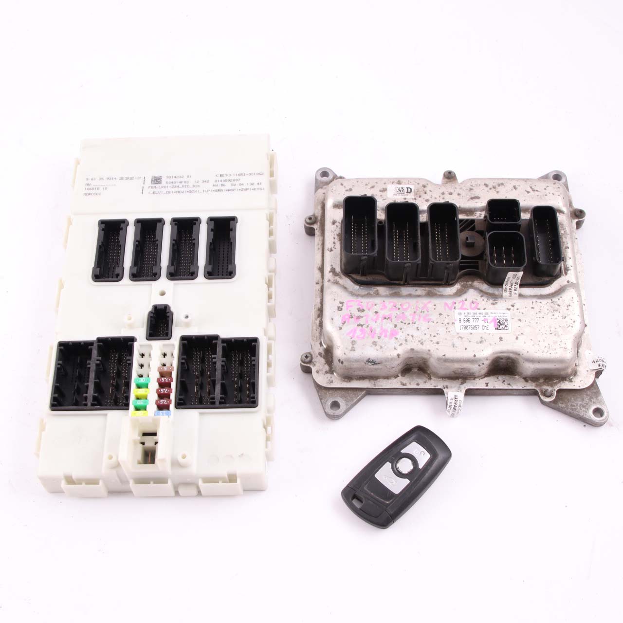 BMW F30 F31 320iX N20 184HP Motorsteuergerät ECU DME 8606777 Automatik