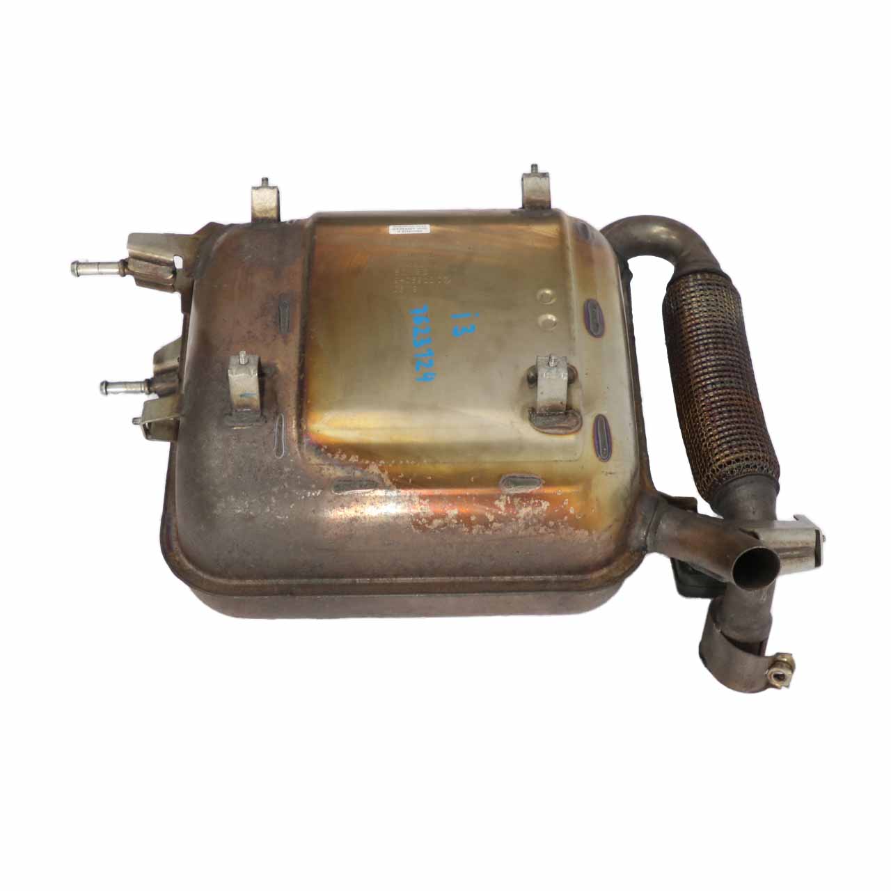 Endschalldämpfer BMW i3 I01 Hybrid Auspuff Back Box Backbox Rohr 8614958