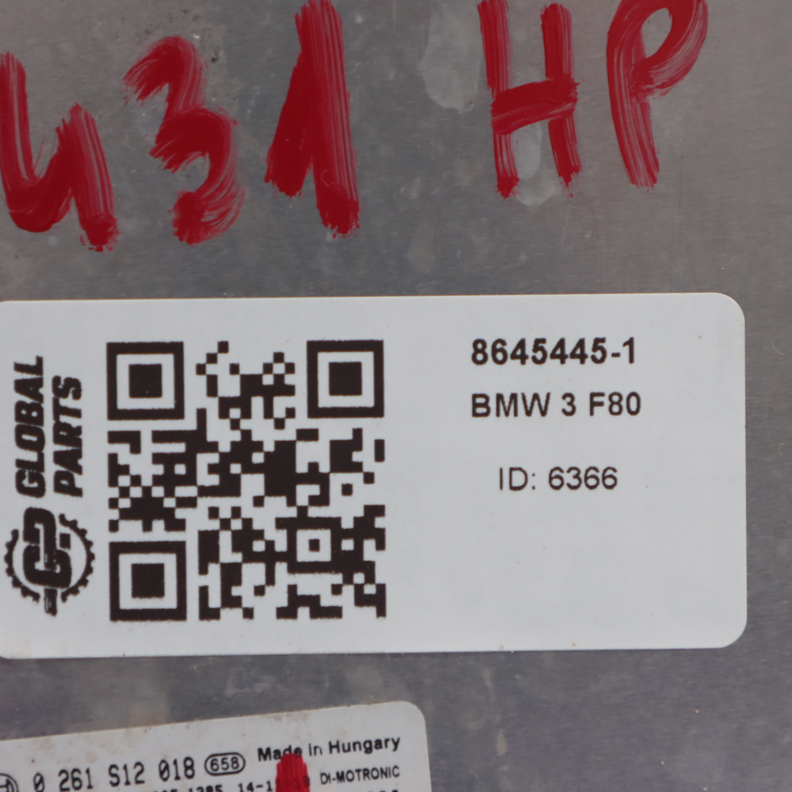 BMW F80 M3 F82 M4 S55 431 PS Motorsteuergerät ECU DME 8645445 Doppelkupplung