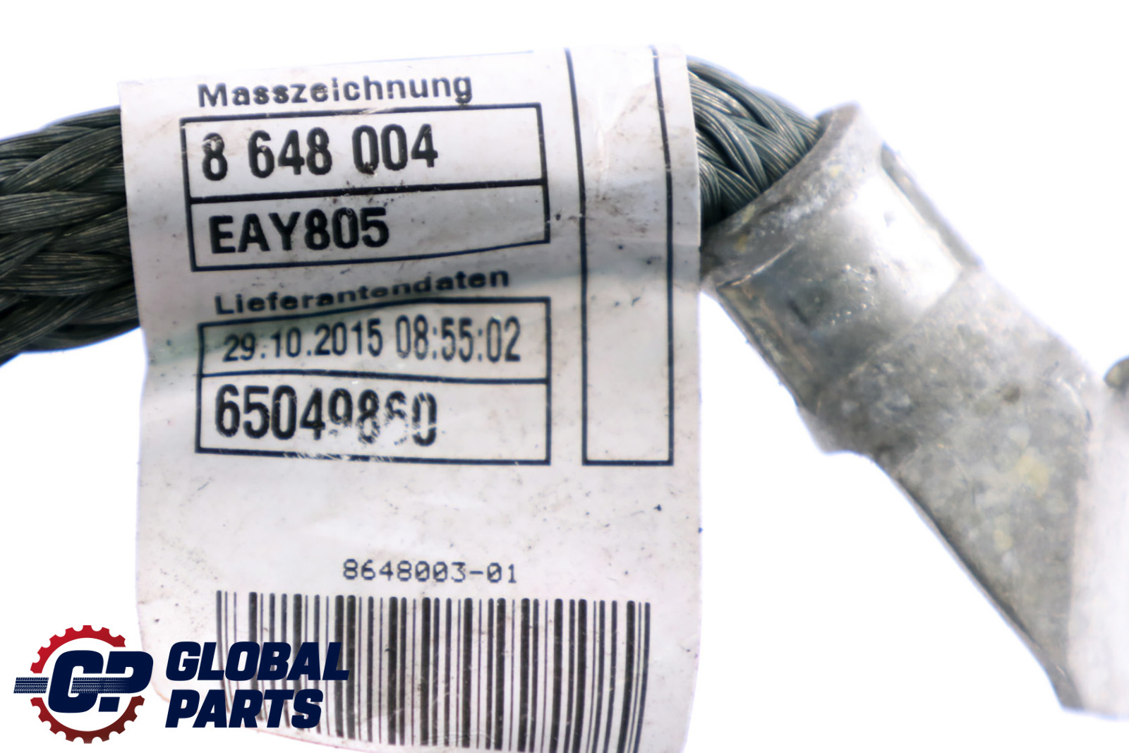 BMW F20 F30 F31 LCI Massekabel Batteriekabel 8648003 12428648003