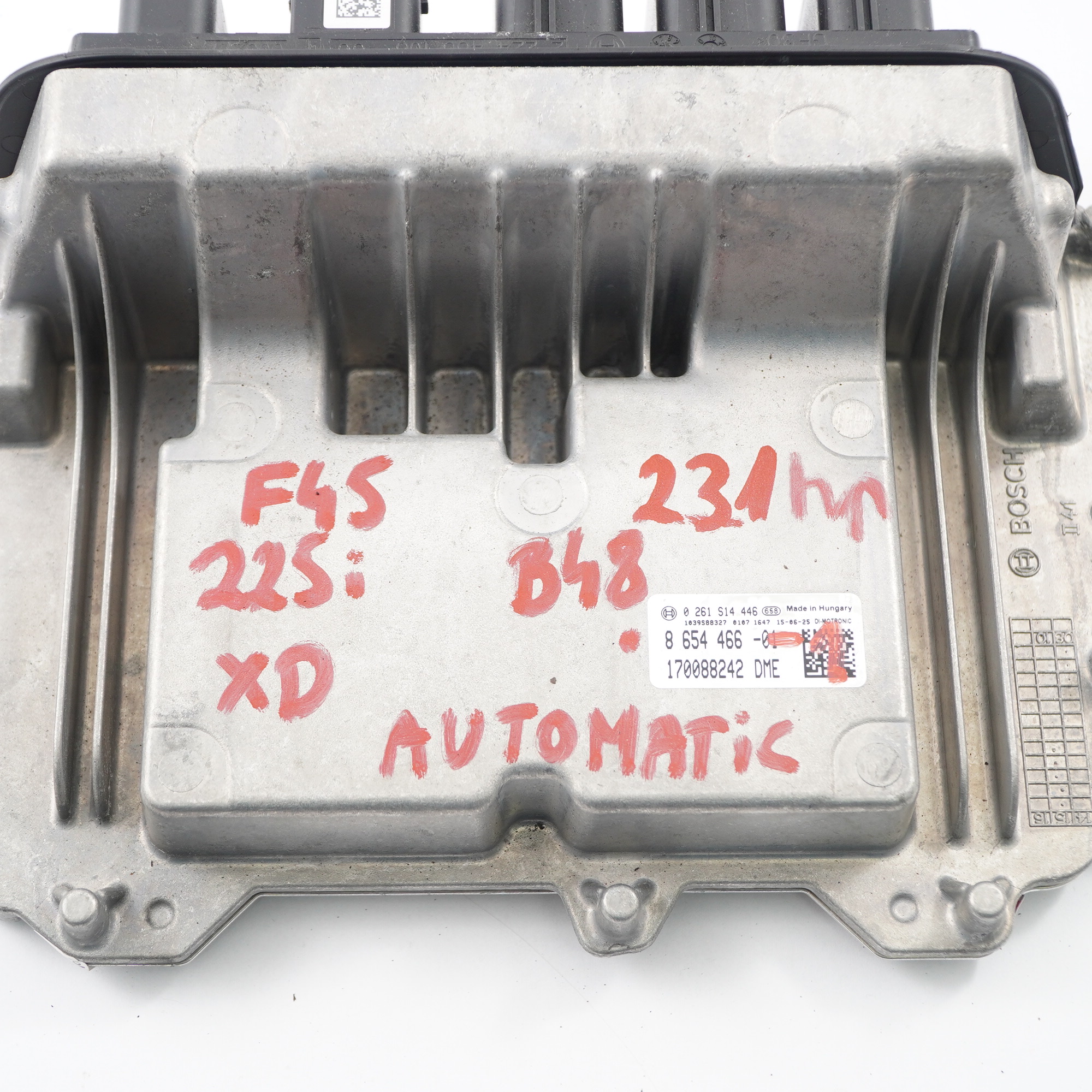 BMW F45 225i 231HP B48 Motor ECU Kit Einheit DME 8654466 BDC Schlüssel Automatik