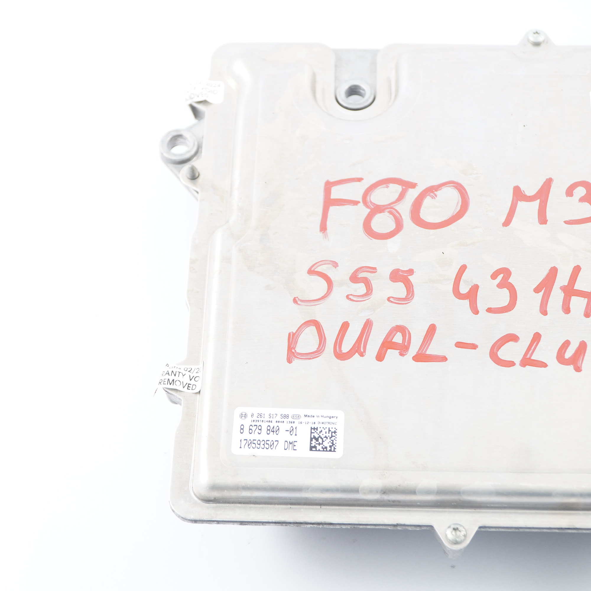 BMW F80 M3 F82 F83 M4 431PS Motoreinheit Modul ECU DME 8679840 Doppelkupplung