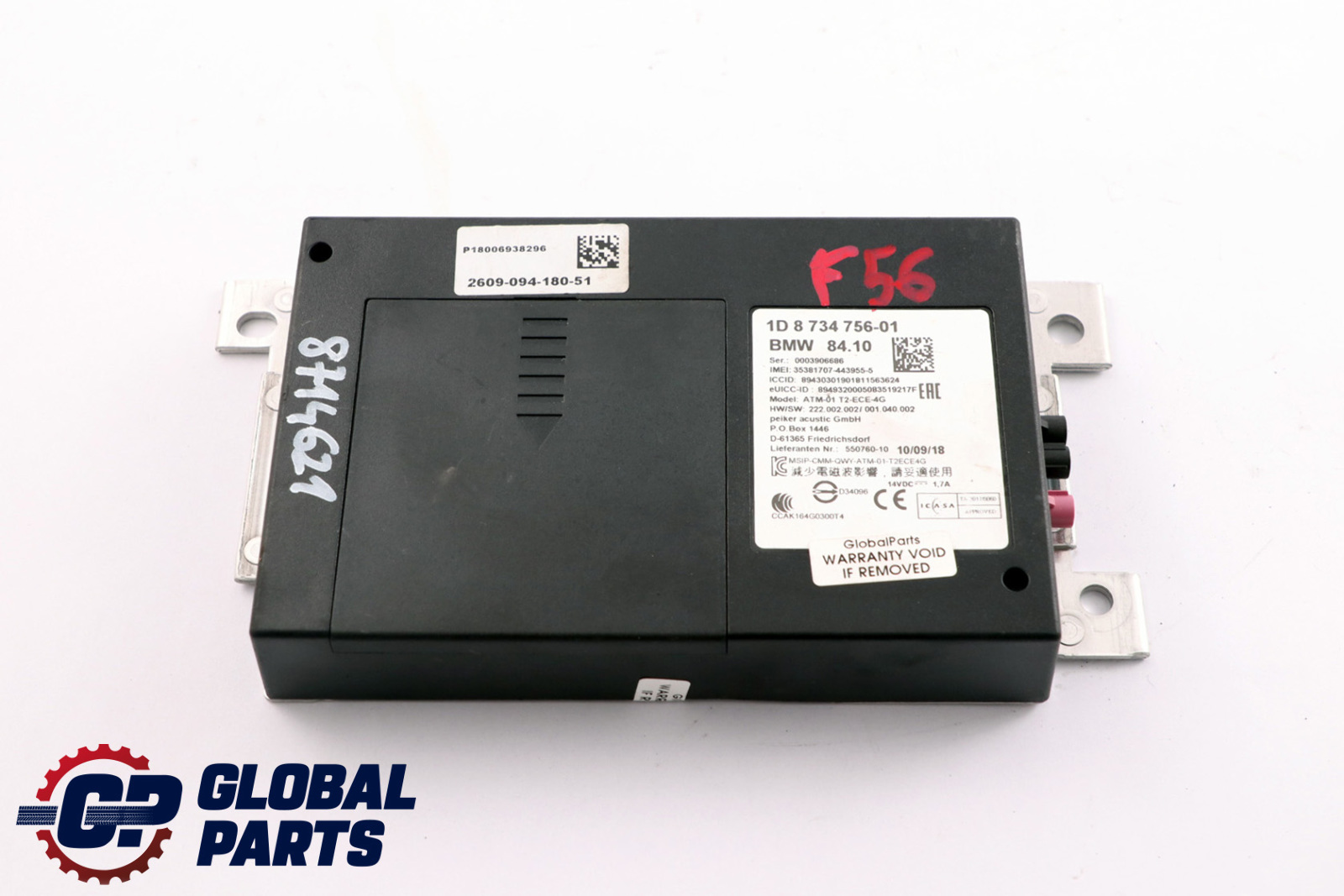 Mini Cooper One F55 F56 F60 Telematik-Steuergerät-Modul 8734756