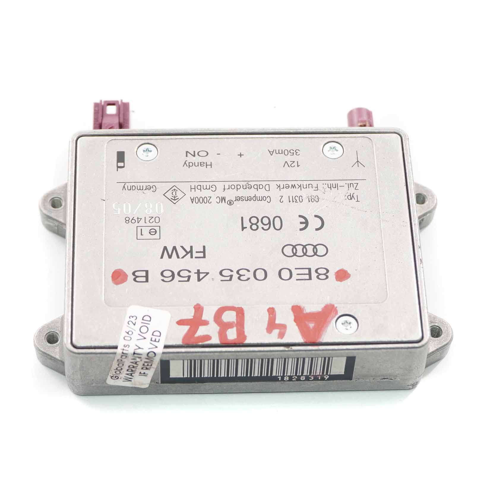 Audi A4 B7 Antenne Verstärker Antennenmodul Steuergerät 8E0035456B