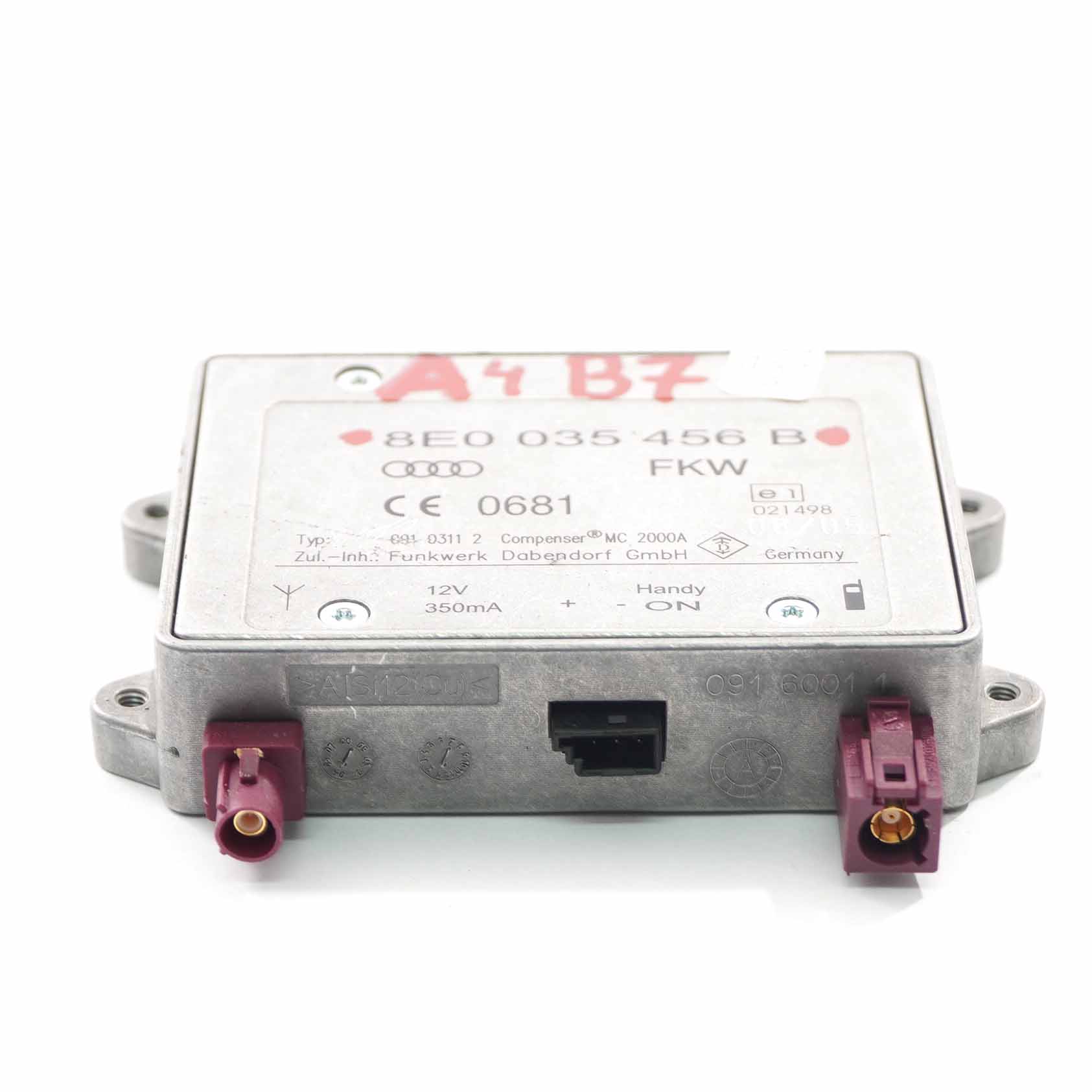 Audi A4 B7 Antenne Verstärker Antennenmodul Steuergerät 8E0035456B