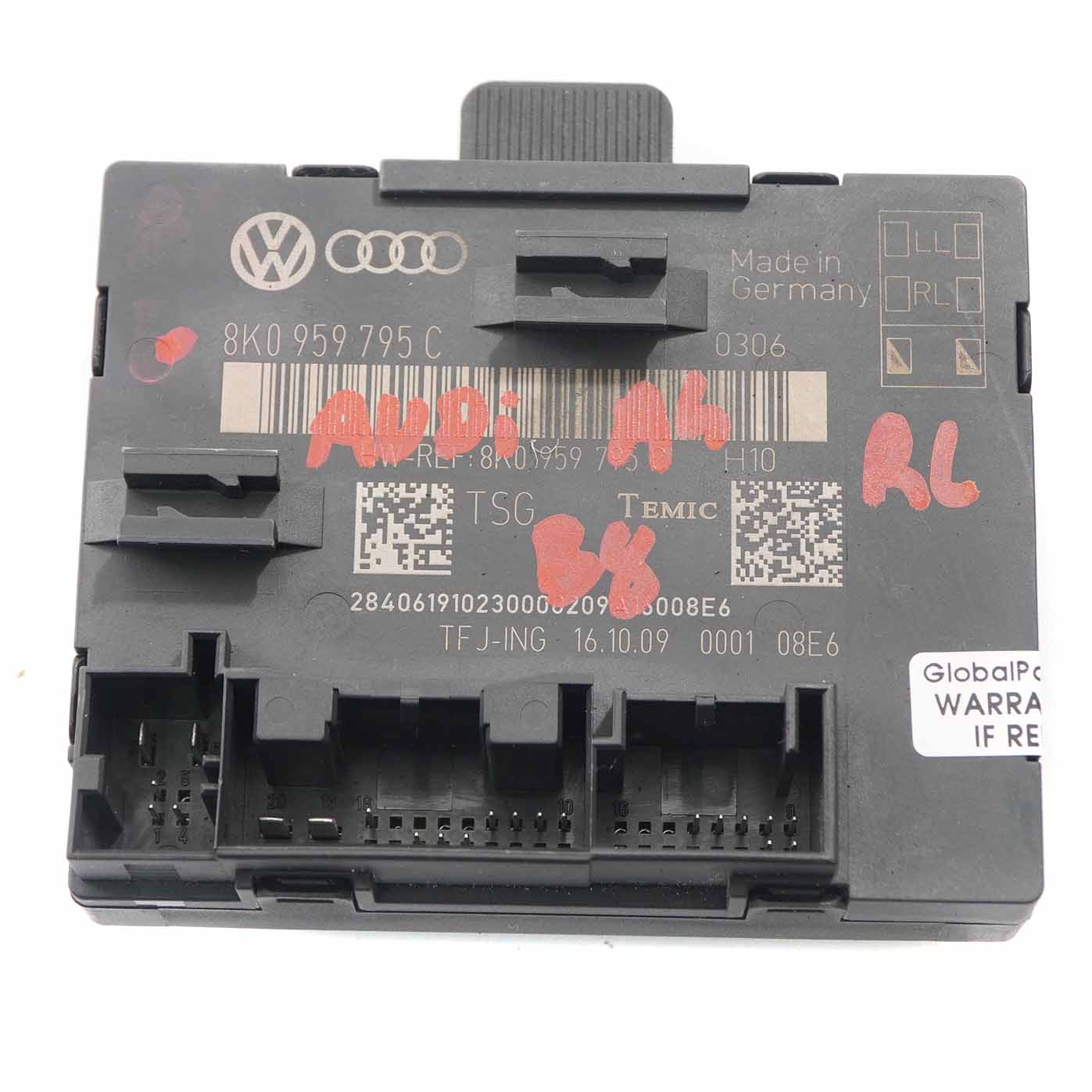 Audi A4 B8 Tür modul hinten links Rechts Steuergerät Modul ECU 8K0959795C