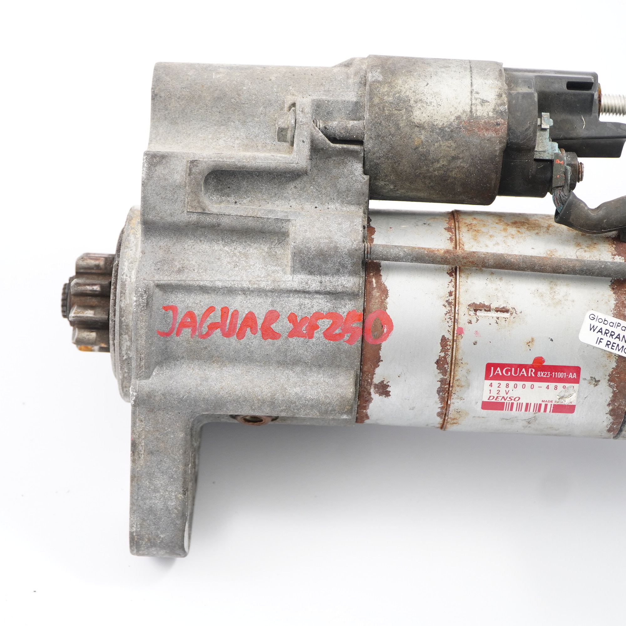 Jaguar XF X250 Diesel motor Anlasser 12V DENSO 8X2311001AA