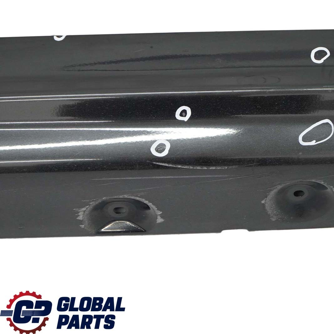 BMW 3 E46 Saloon Touring Right O/S Side Sill Skirt Panel Black Sapphire - 475