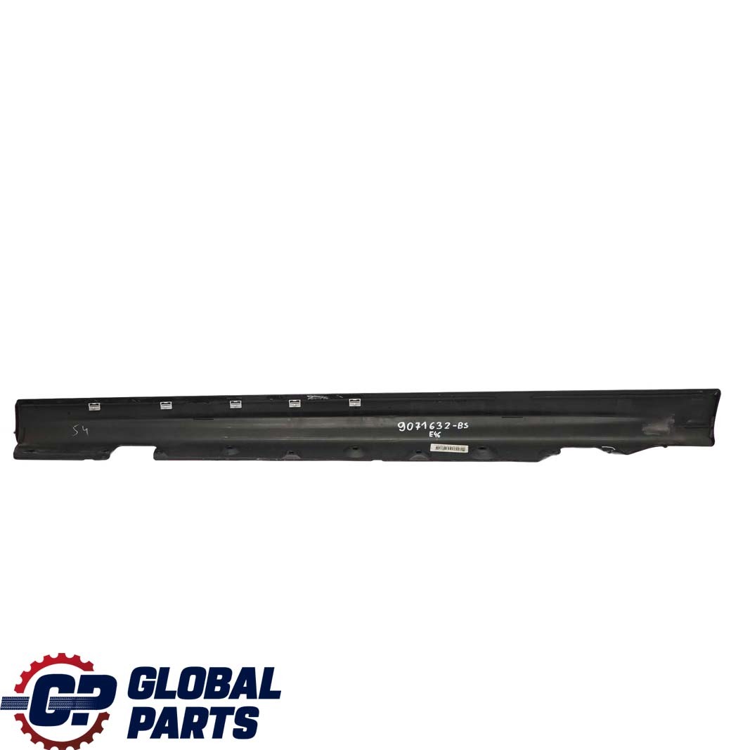 BMW 3 E46 Saloon Touring Right O/S Side Sill Skirt Panel Black Sapphire - 475