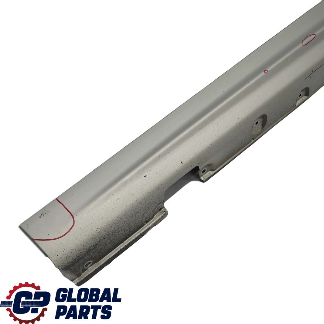 BMW 3 E46 Saloon Touring Left N/S Side Sill Skirt Kick Panel Titan Silver - 354