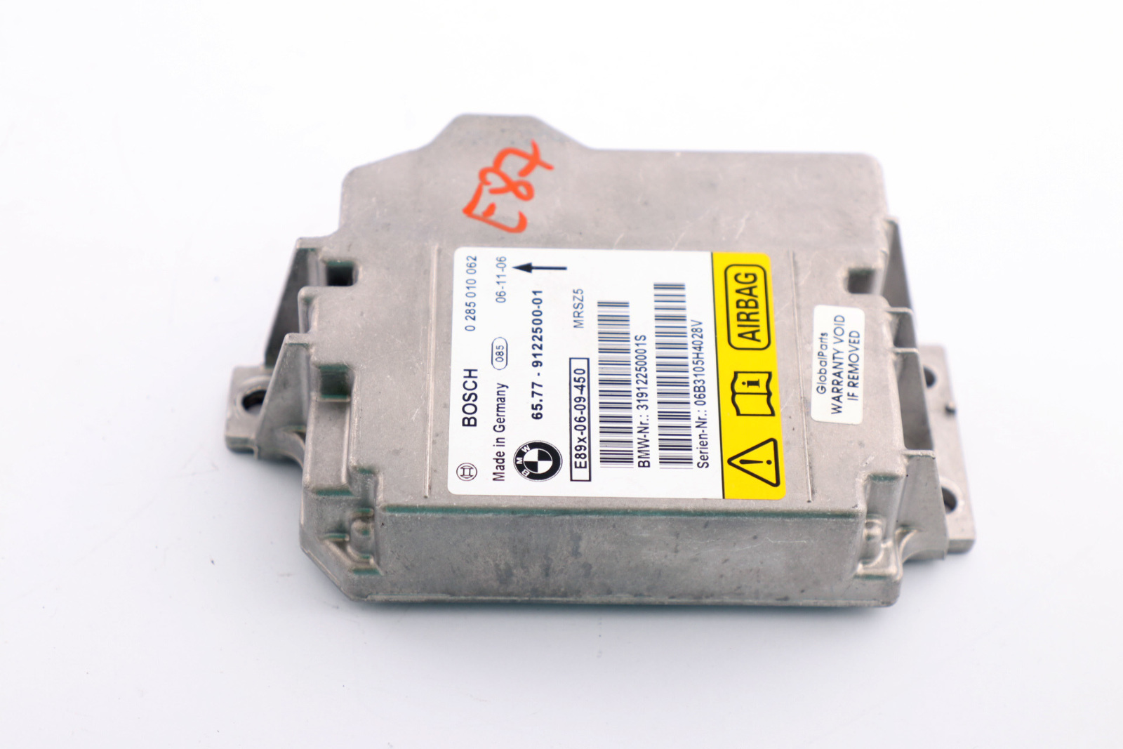 BMW 1 3 X1 Reihe  E81 E87 E90 E91 Steuergerät ECU NO Crash-Daten 9122500