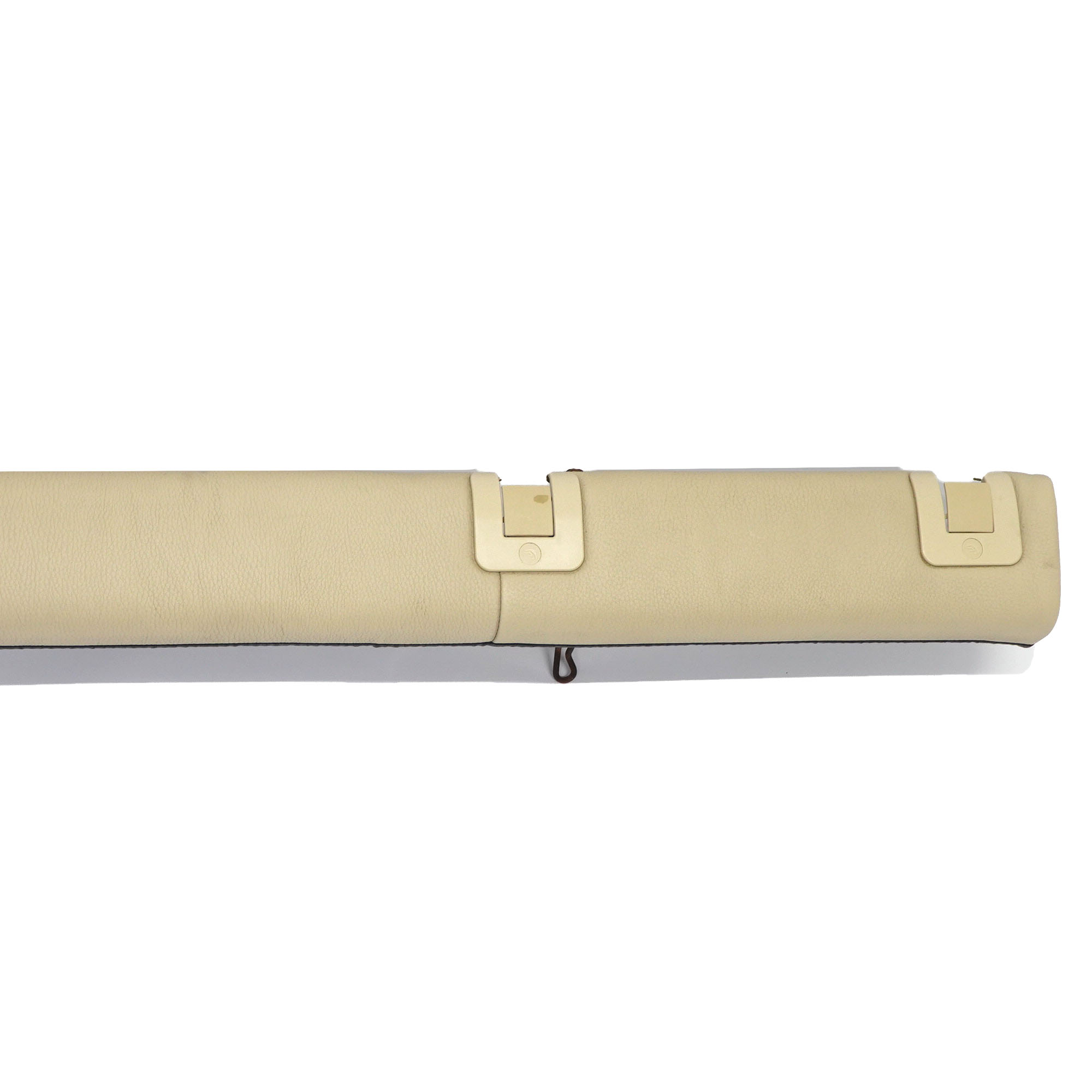 BMW E61 Touring Rücksitz Isofix Basis Abdeckung Strip Creme Beige Leder 9126505