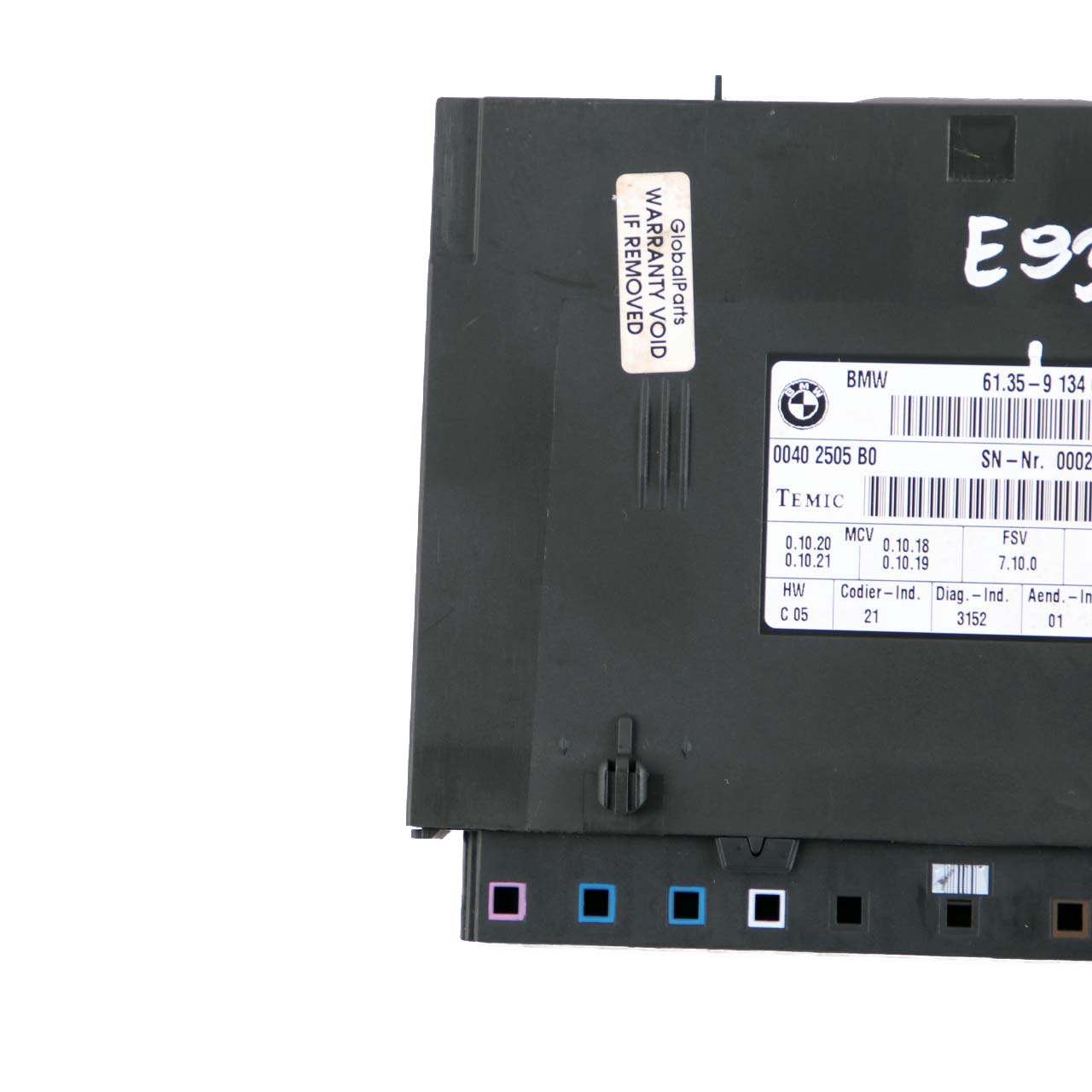 BMW 3 er E93 Sitzmodul Module ECU 9134669 FSV 7.10.0