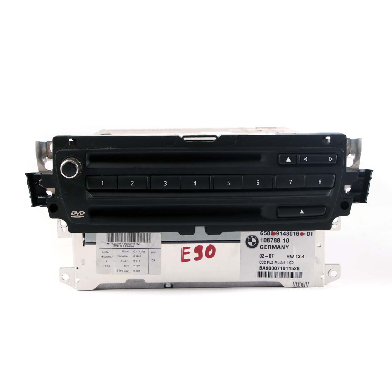 BMW E90 E91 E92 Professional CCC DVD Navigationssystem Controller 9148016