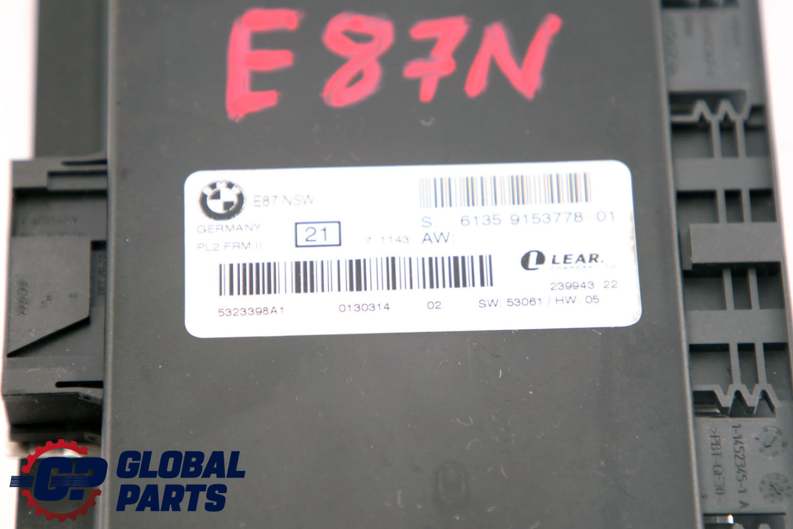 BMW E87 LCI ECU Lichtmodul Fußraum NSW PL2 FRM II Lear 9153778 61359153778