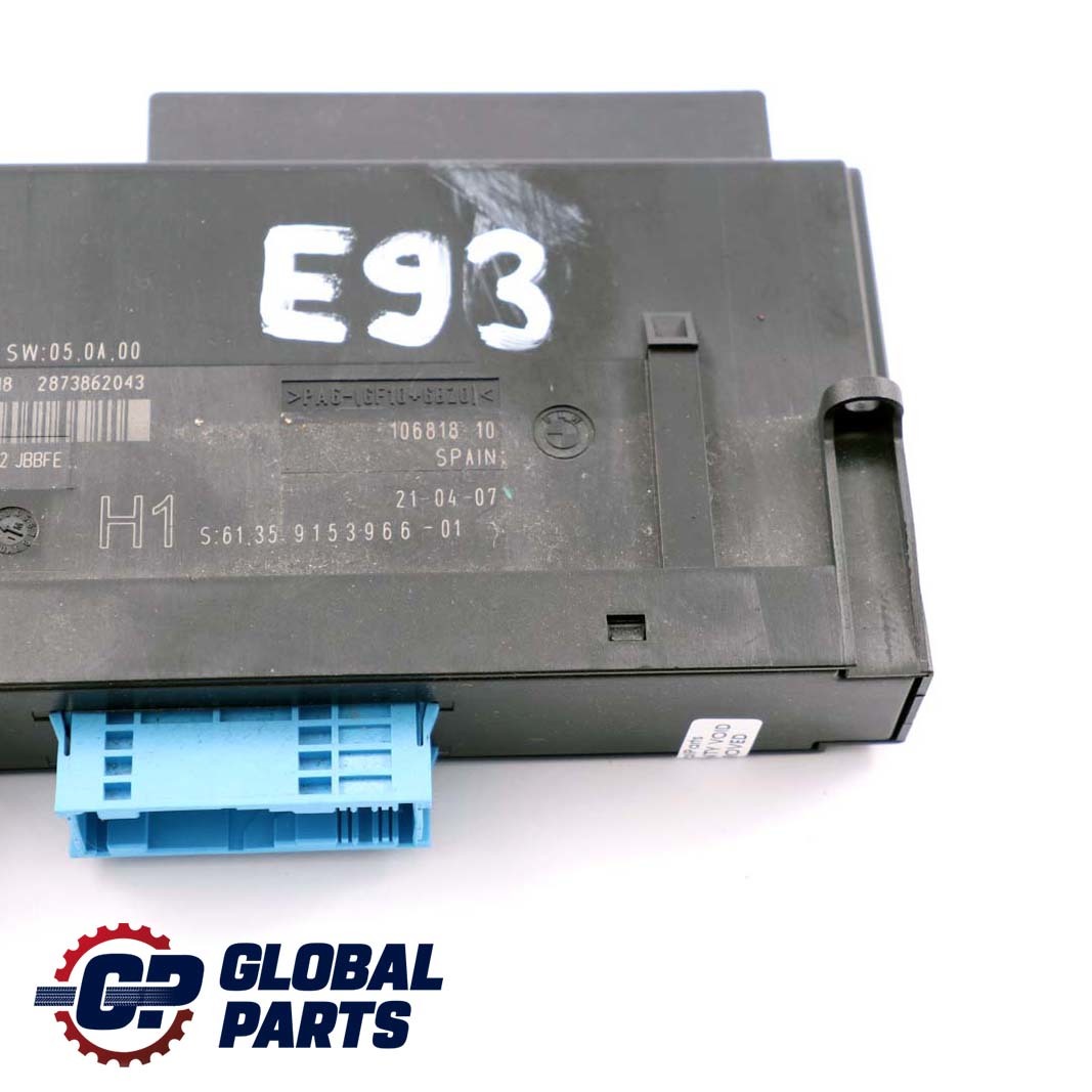 BMW E93 ECU Karosseriesteuergerät H1 PL2 JBBFE 61359153966 9153966