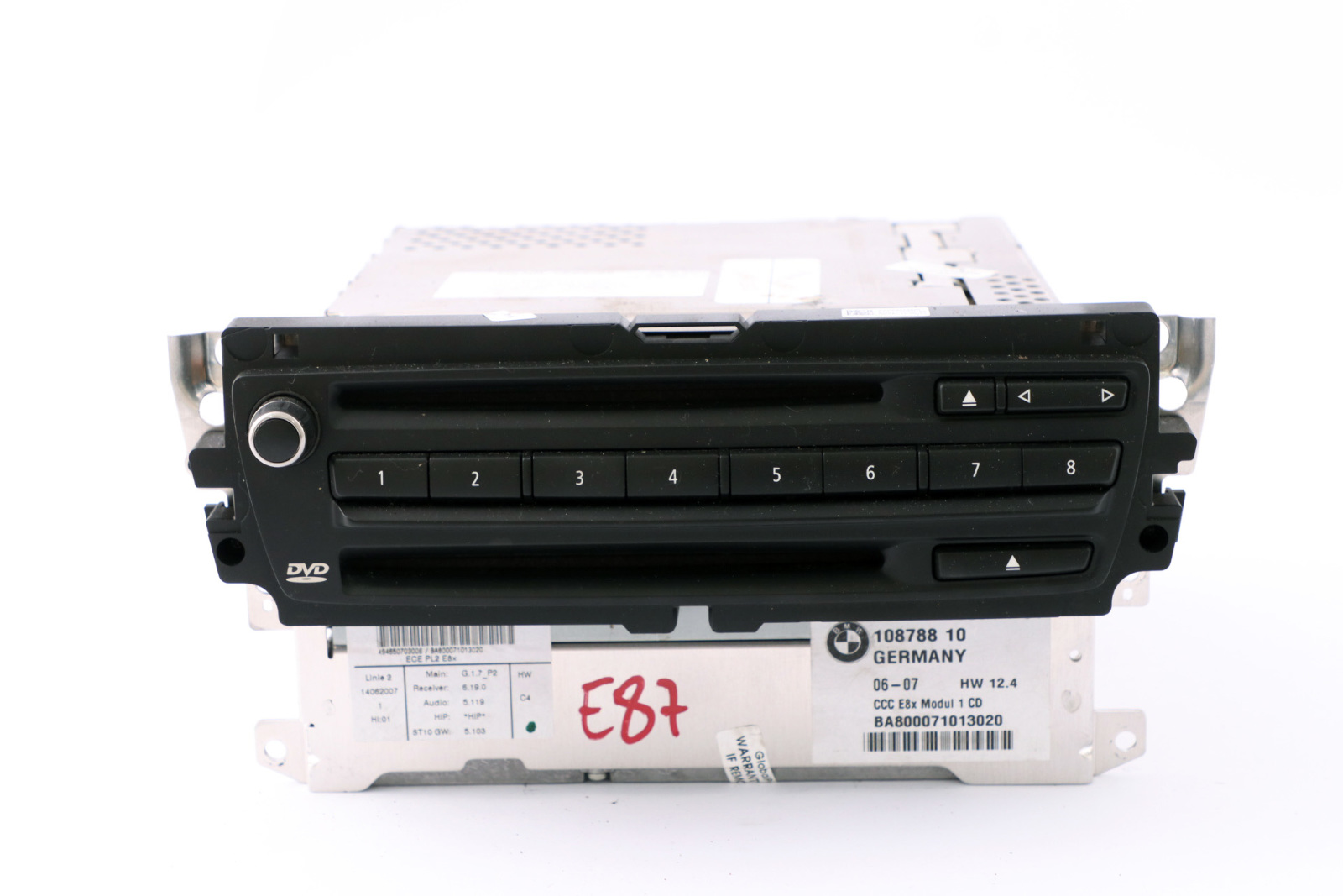 BMW E87 LCI CCC CD Professioneller Navigationssystem Controller 9159034