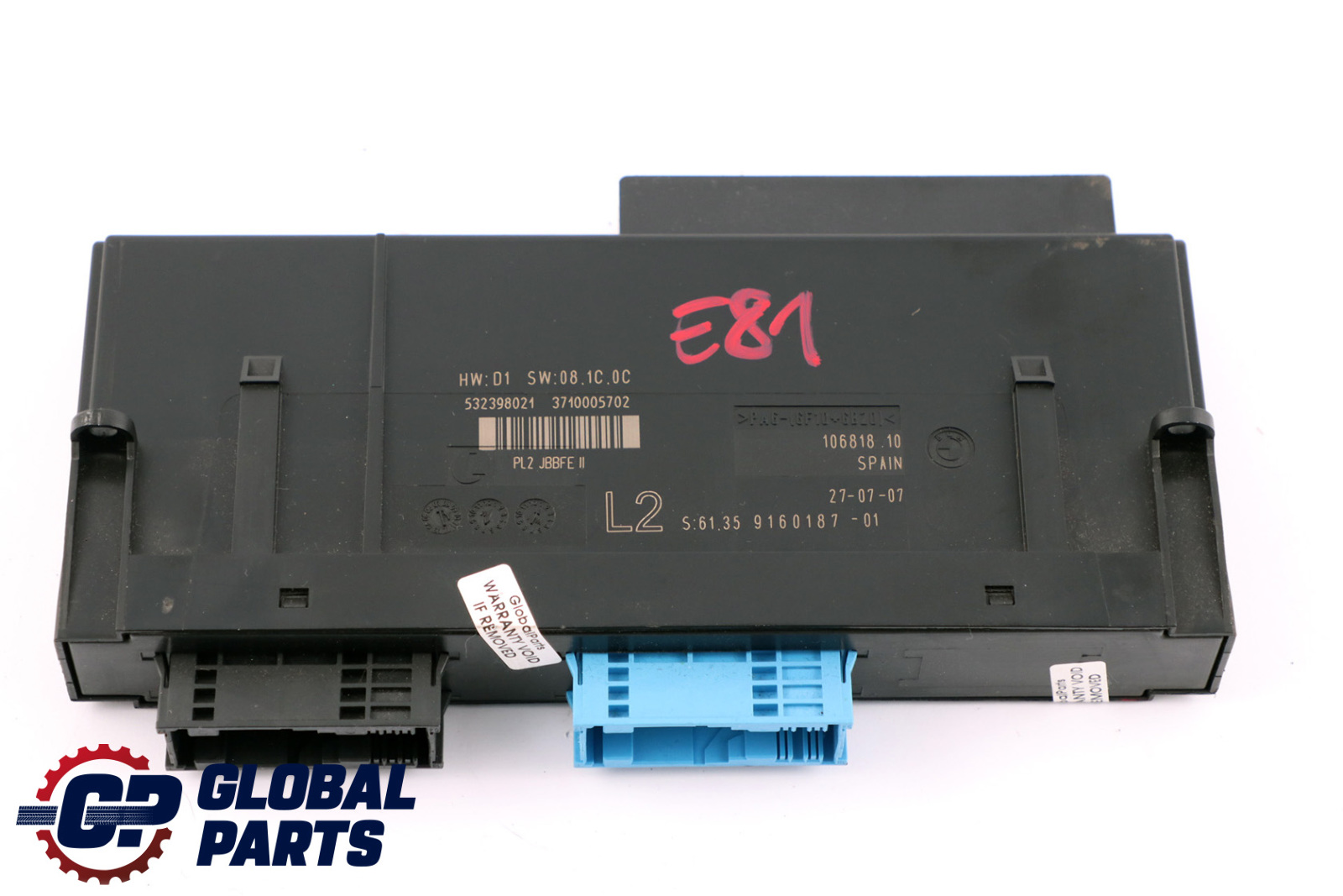 BMW 1 er E81 Karosseriesteuergeraet Module ECU JBBFE II Junction Box 61359160187