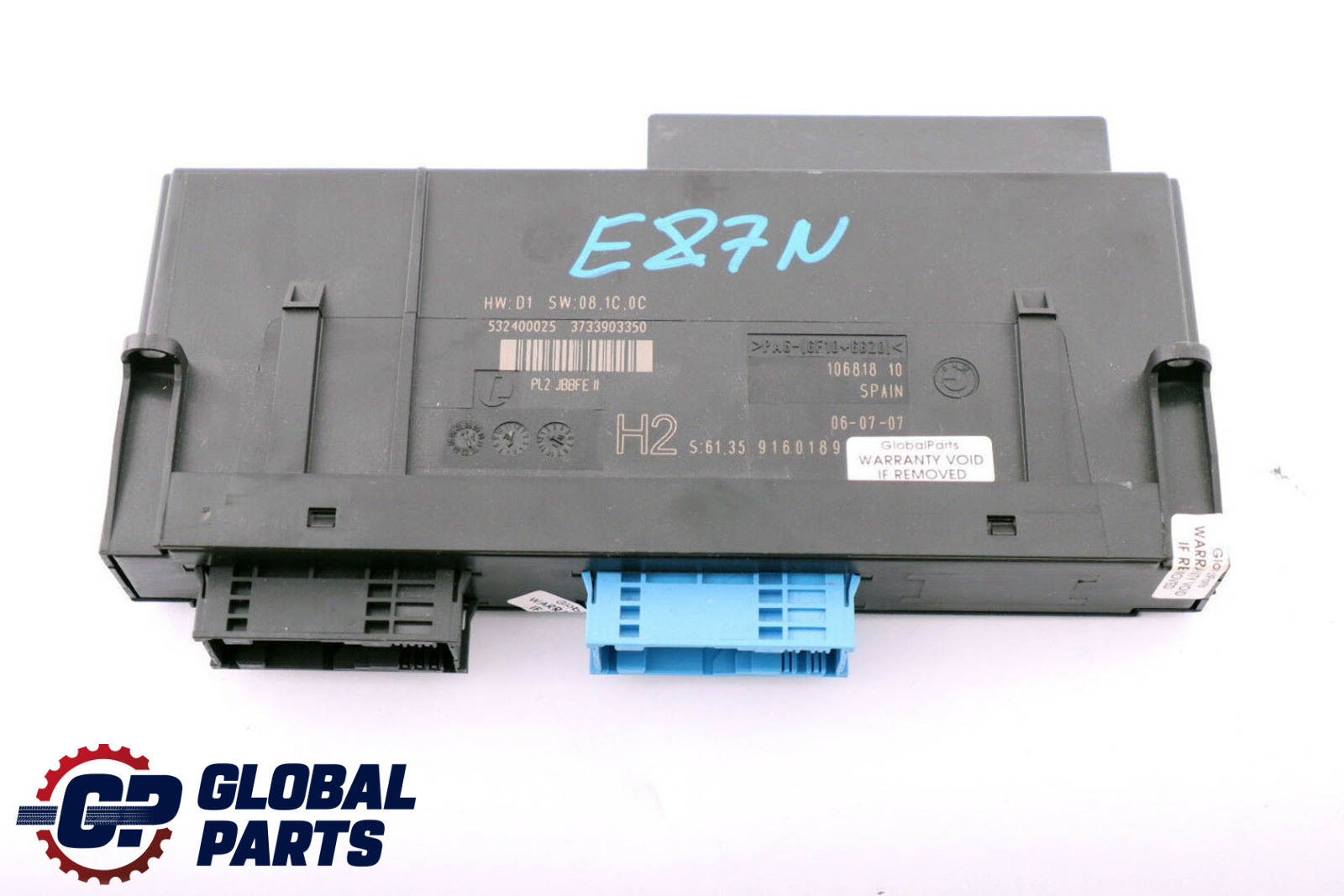 BMW 1 REIHE E87N LCI ECU Karosseriesteuergerät H2 61359160189 9160189