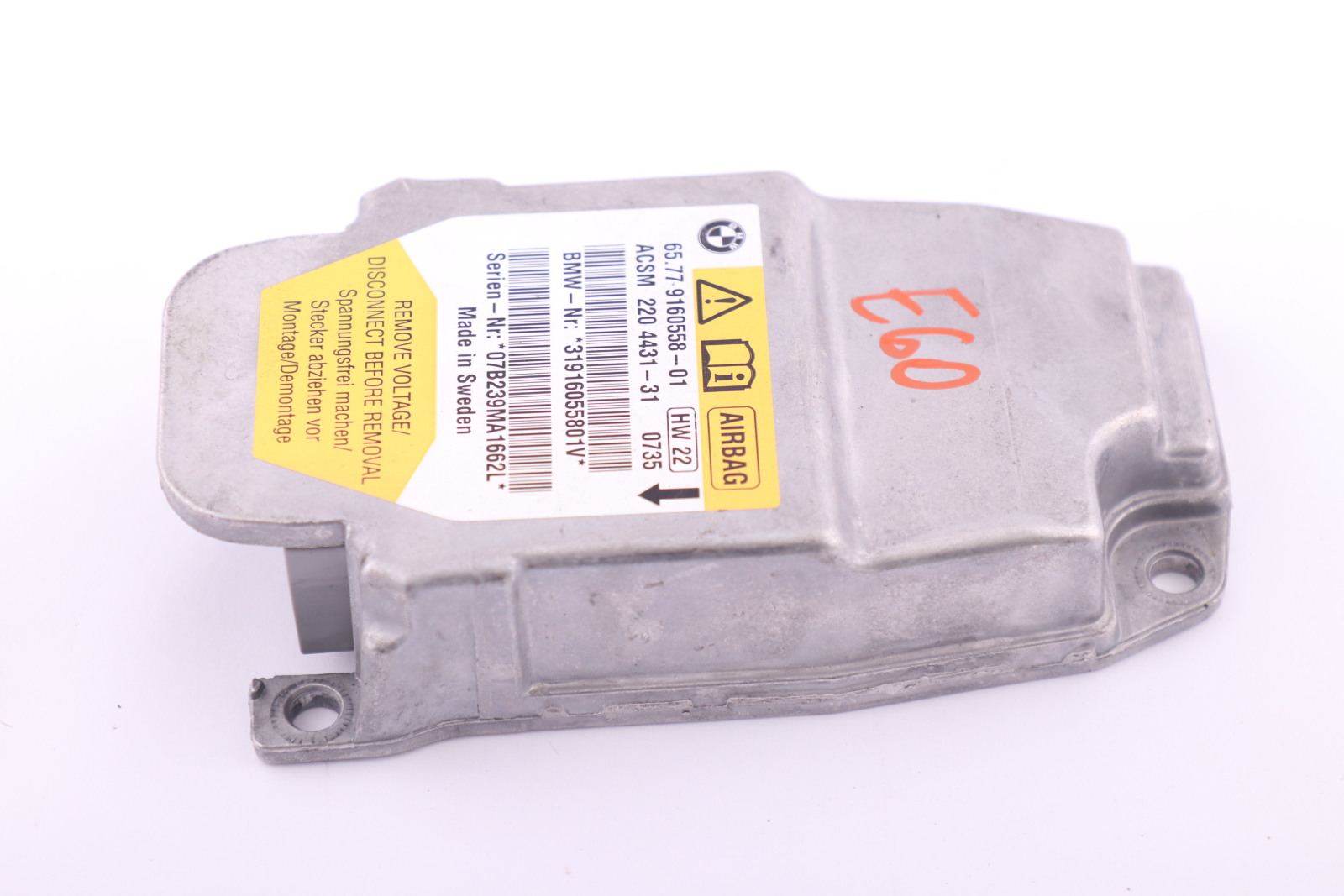 BMW 5 er E60 E60N E61 E61N LCI Steuergerät ECU Modul 9160558