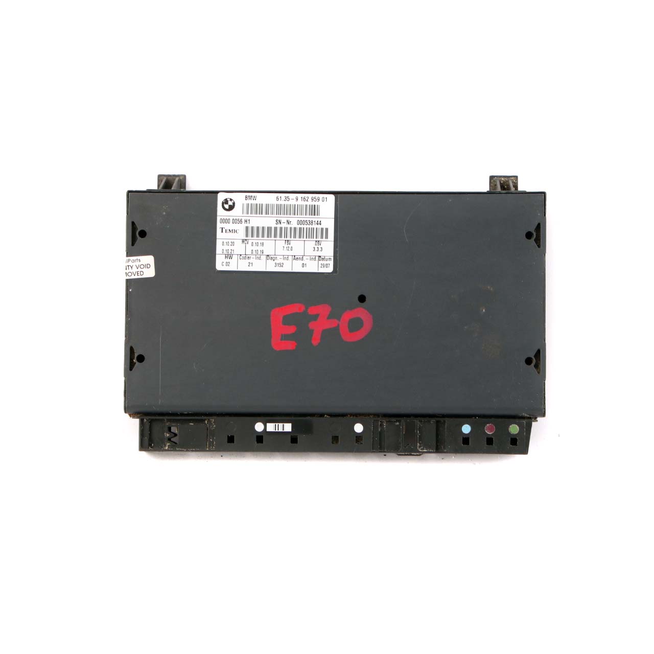 BMW X5 E70 E87 E90 E91 E92 Sitzsteuergerät Modul Speicher ECU 9162959