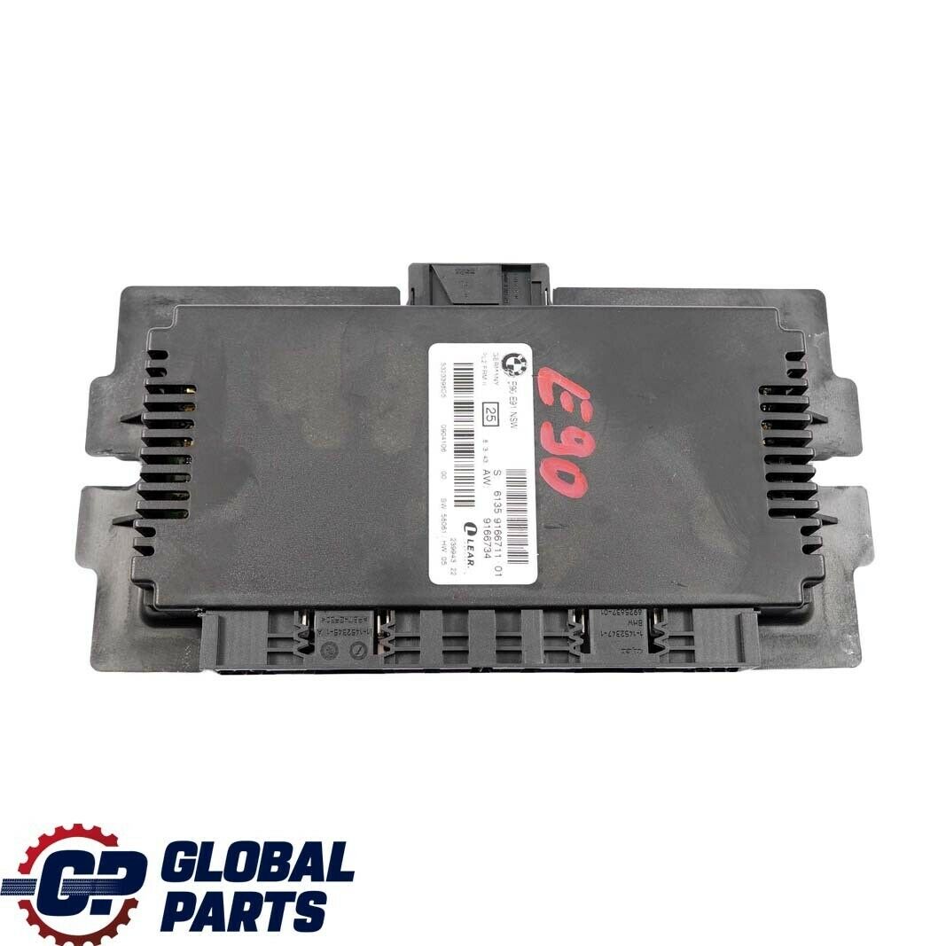 BMW 3er E90 Lichtsteuermodul ECU LCM NSW Fußraum PL2FRMFA 9166711 61359166711