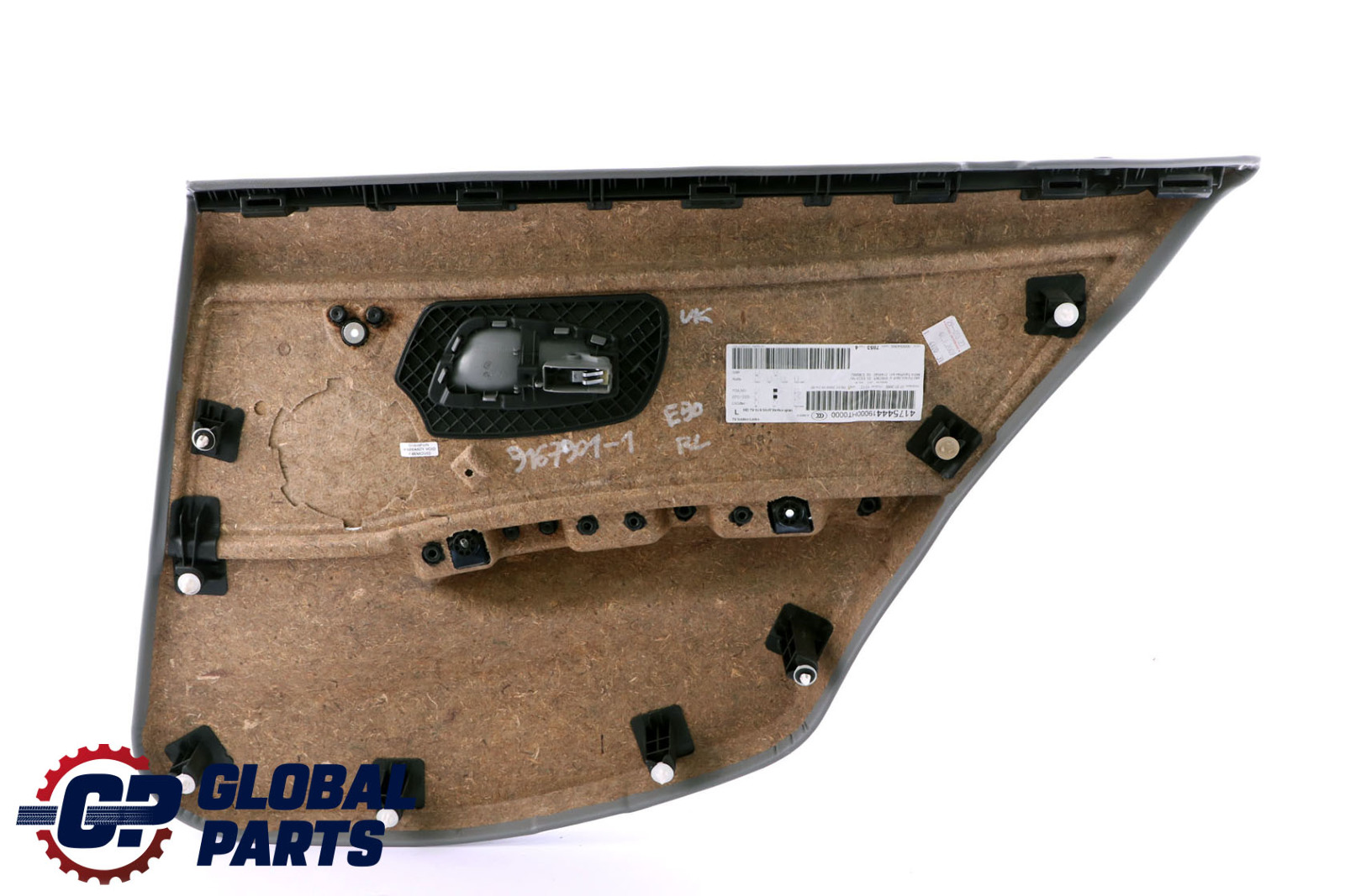 *BMW 3 Reihe E90 LCI Türverkleidung Stoff Vertex Hinten Links Grau 9167901