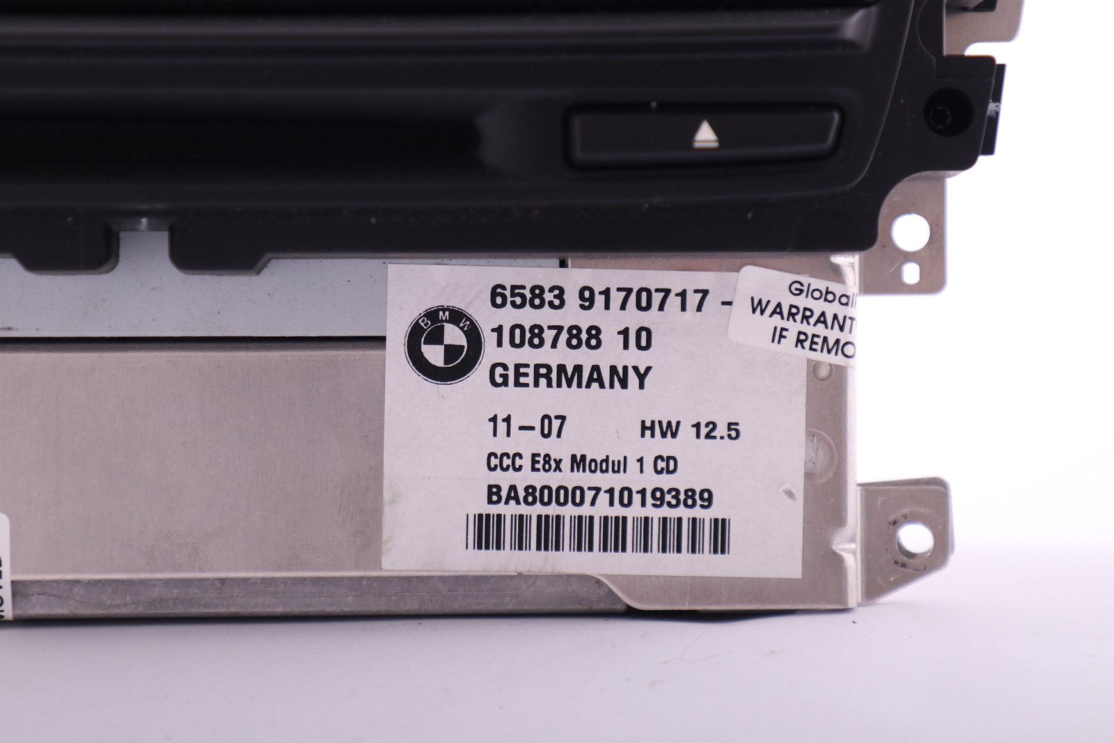 BMW 1 Series E87 LCI CCC CD Professional Navigation System Controller 9170717