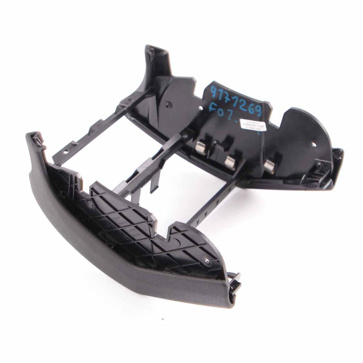 BMW F01 F02 F03 Hintere Mittelkonsole Rahmen Abdeckung Lagerung Schwarz 9171269