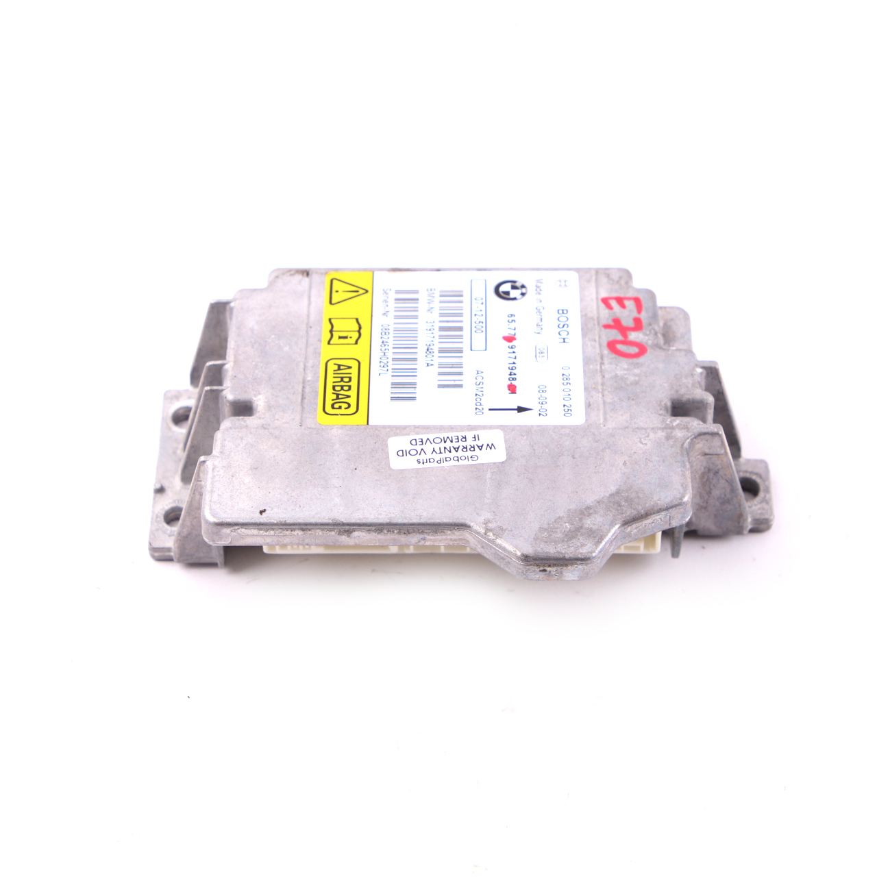 BMW X5 X6 E70 E71 Airbag-Steuergerät ECU Modul 9171948