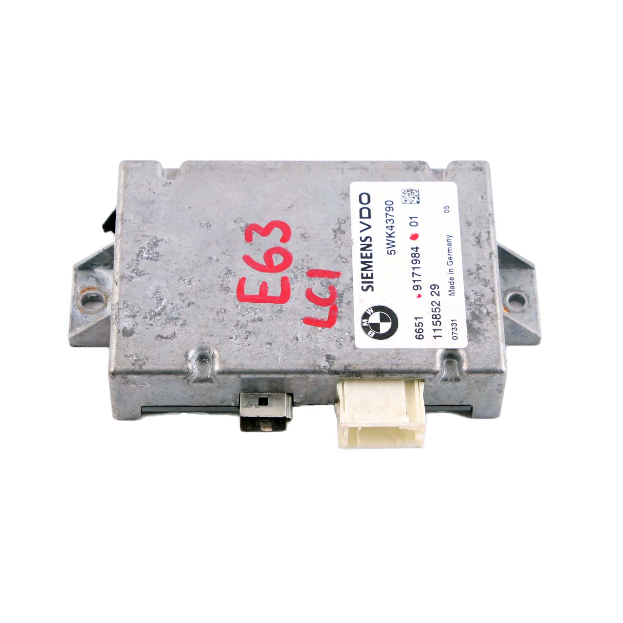 BMW E60 E61 E63 E64 LCI Steuergerät Spurverlassenswarnung Modul ECU 9171984