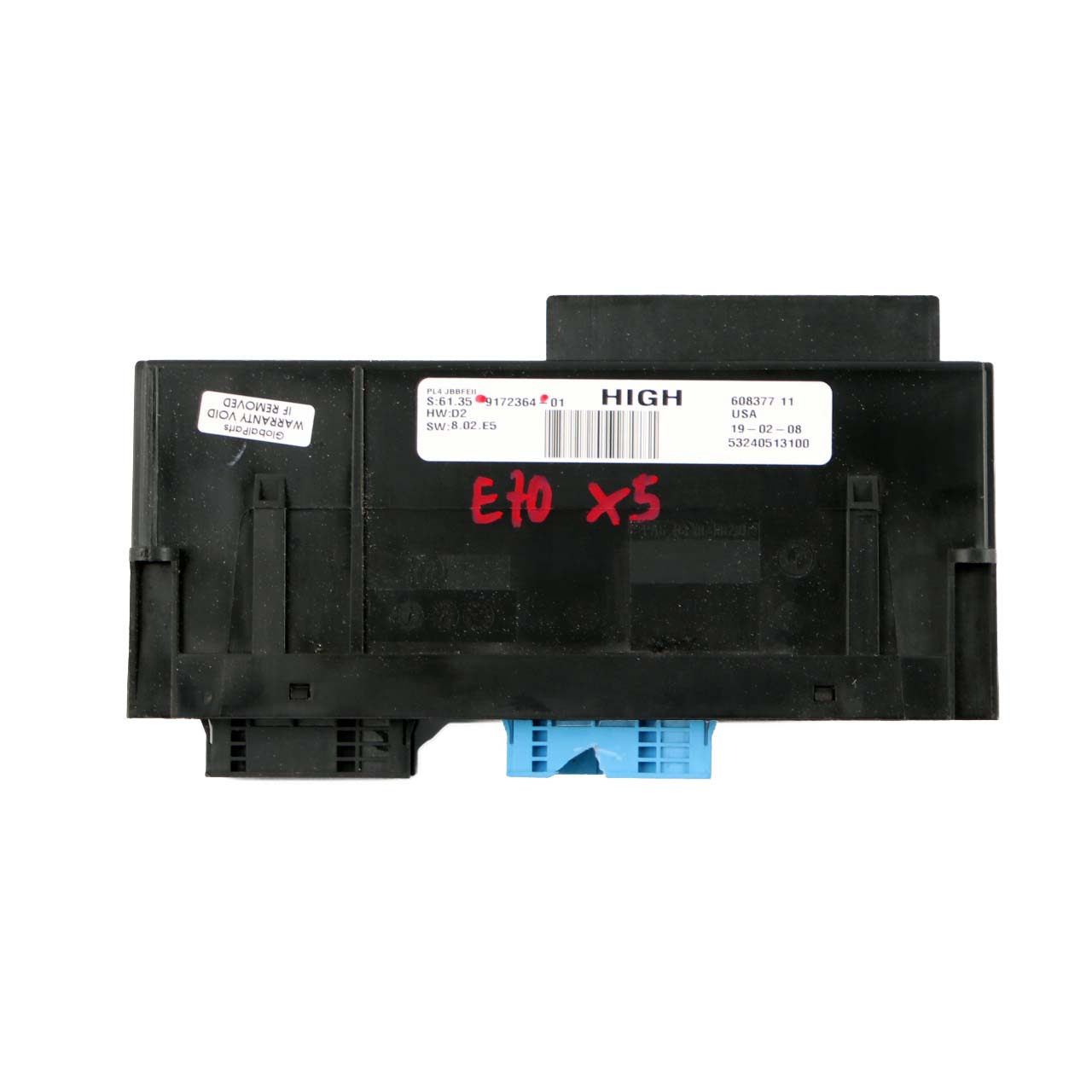 BMW X5 E70 ECU Body Control Modul Junction Box Hoch PL4 JBBFEII 9172364