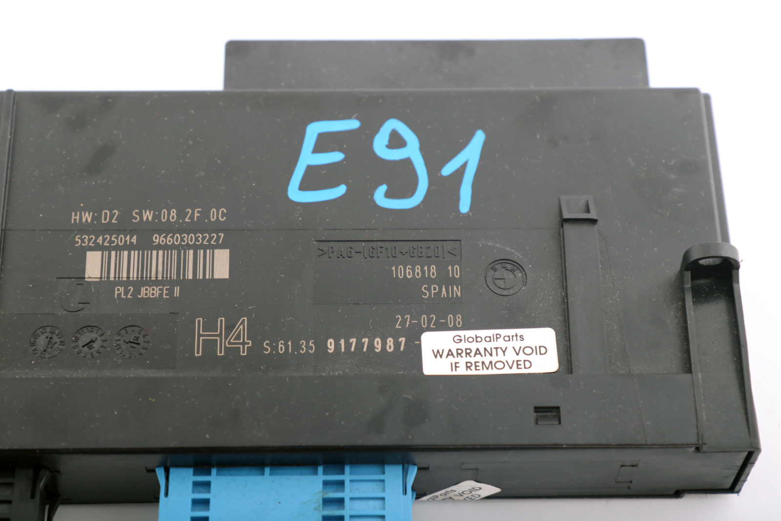 BMW E91 ECU Ecu Karosserie Modul H4 Steuergerät 61359177987 9177987