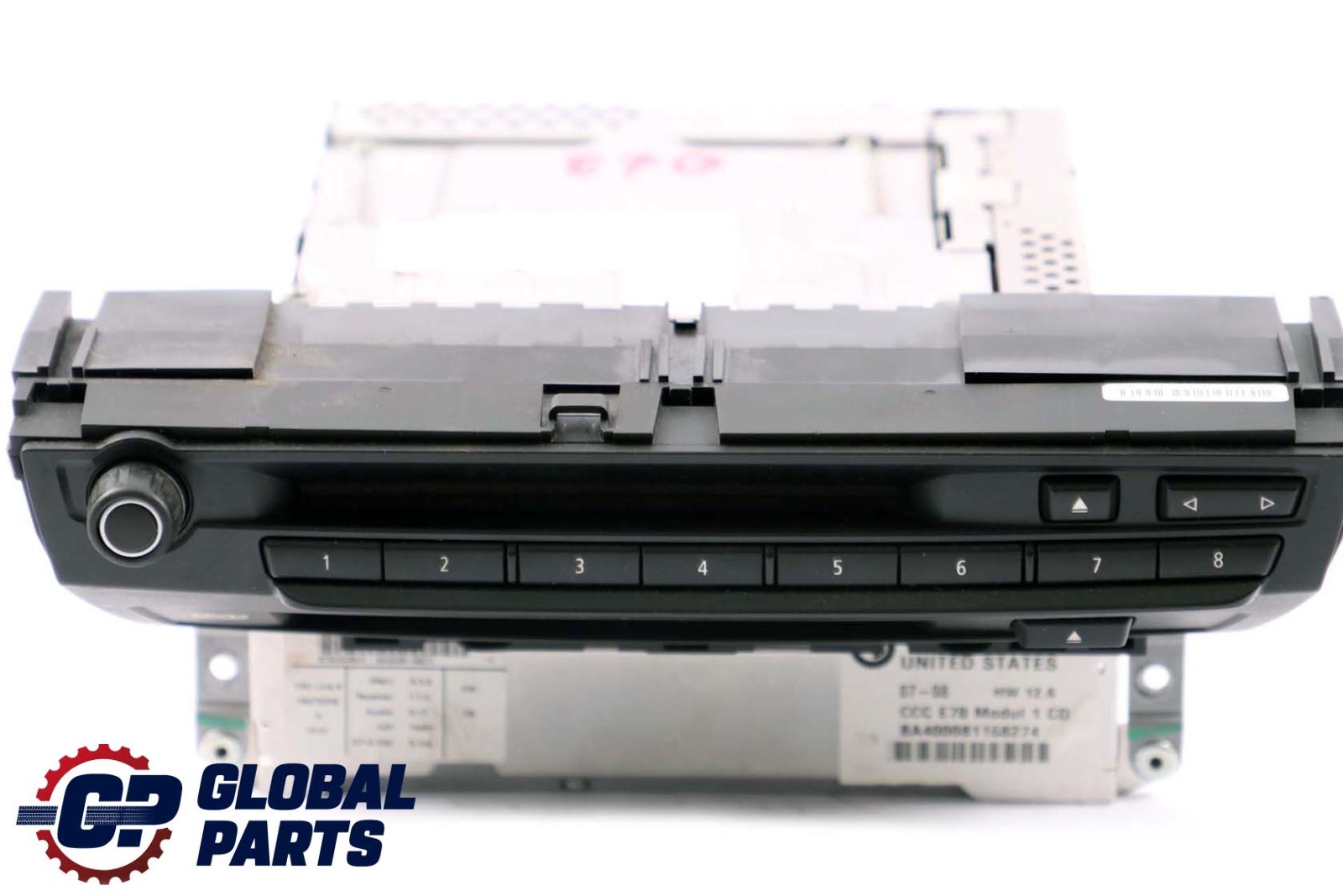 BMW X5 Series E70 CCC Radio CD Player Navigation 9185542