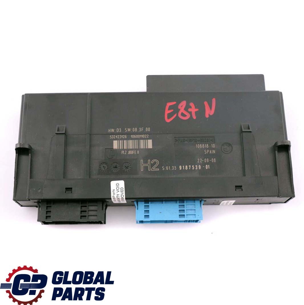 BMW 1er E87N ECU Karosseriesteuergerät Modul H2 Anschlussdose 61359187539