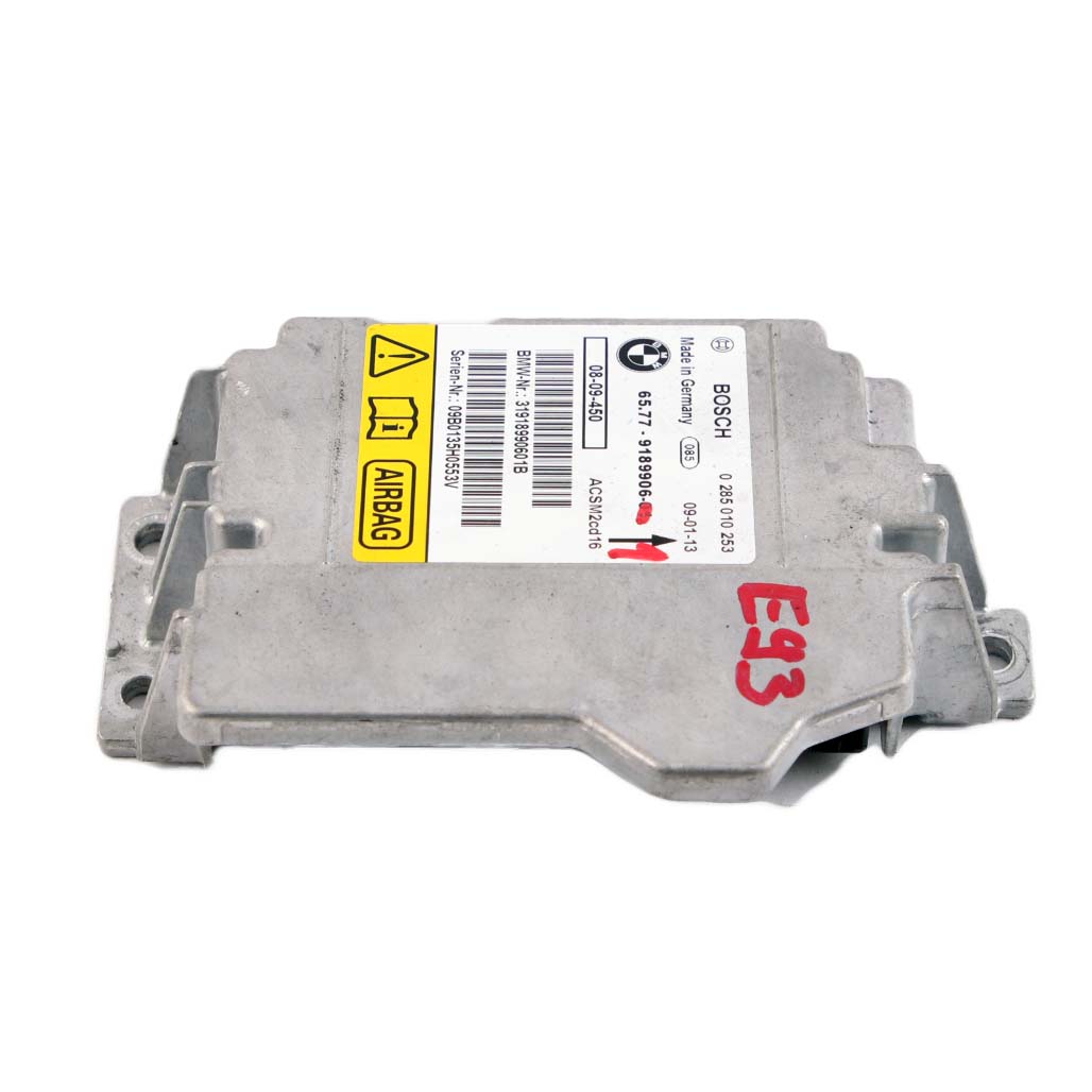 BMW E88 E93 LCI Airbag Steuergerät Modul ECU 9189906