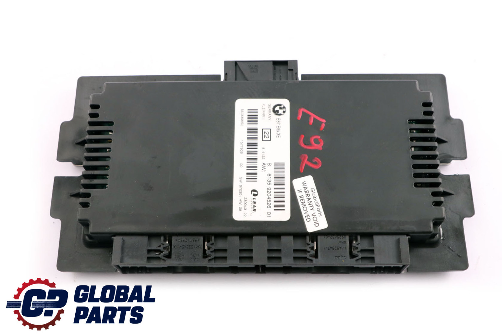 BMW E92 Xenon-Fußraummodul Steuereinheit ECU PL2 FRM II 9204526 61359204526